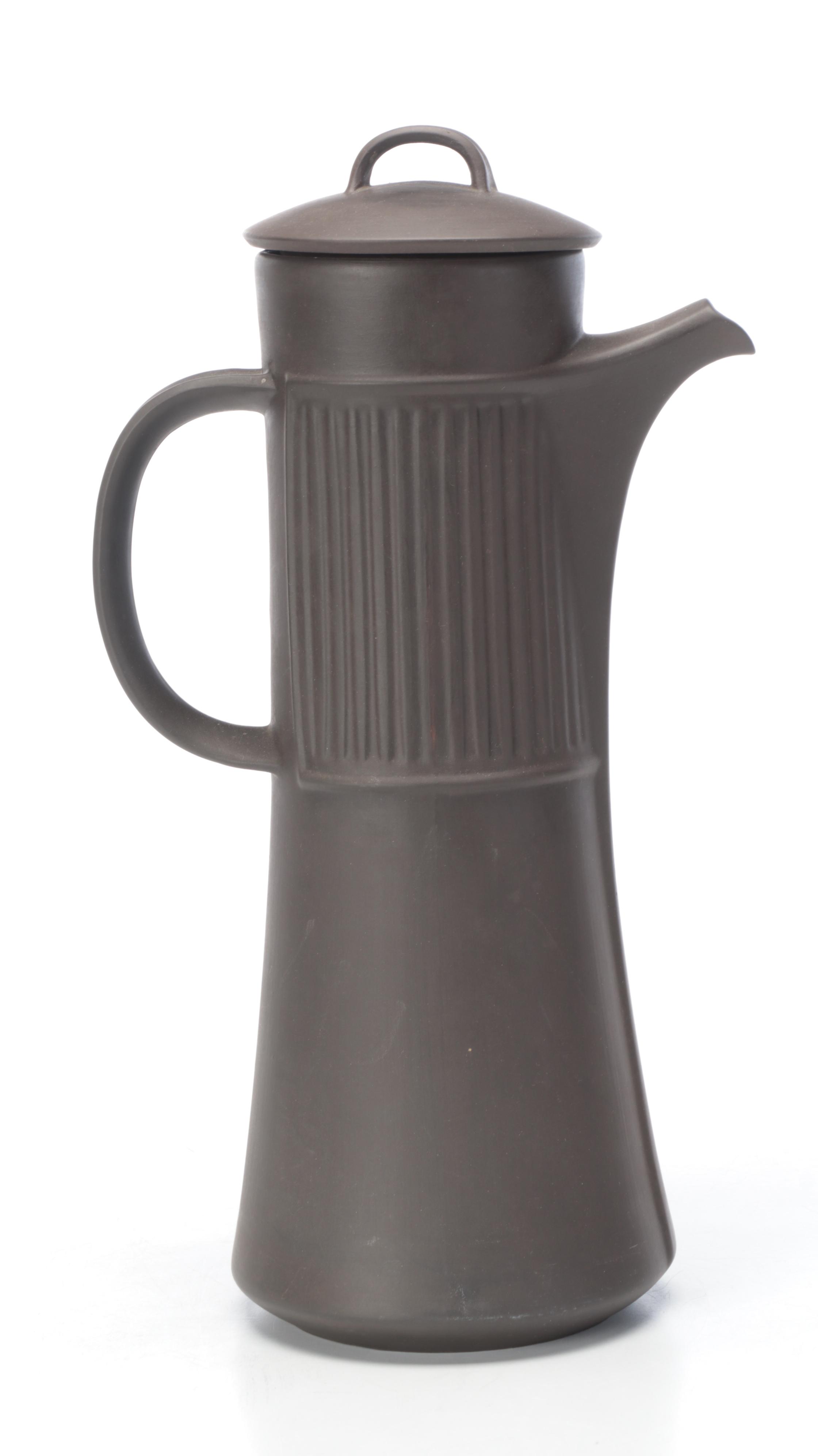 Dansk "Flamestone Smooth Brown" Matte Ceramic Dinnerware, 1950–1985