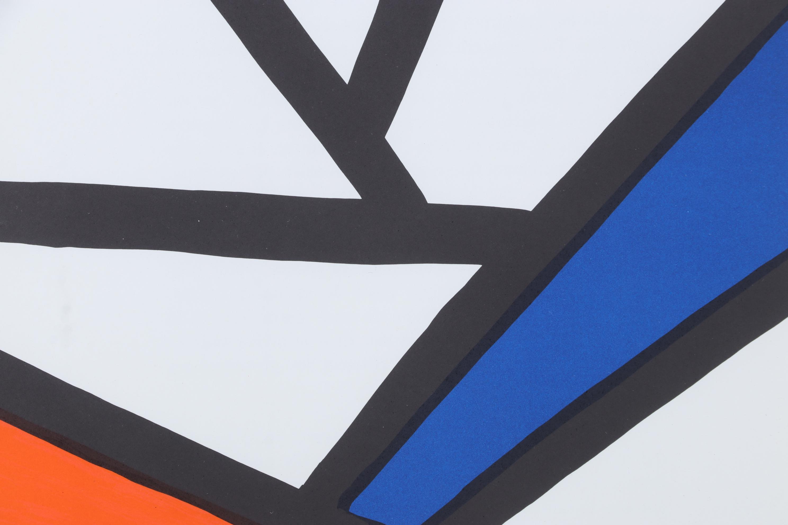 Alexander Calder Abstract Color Lithograph from Derrière le Miroir, 1968