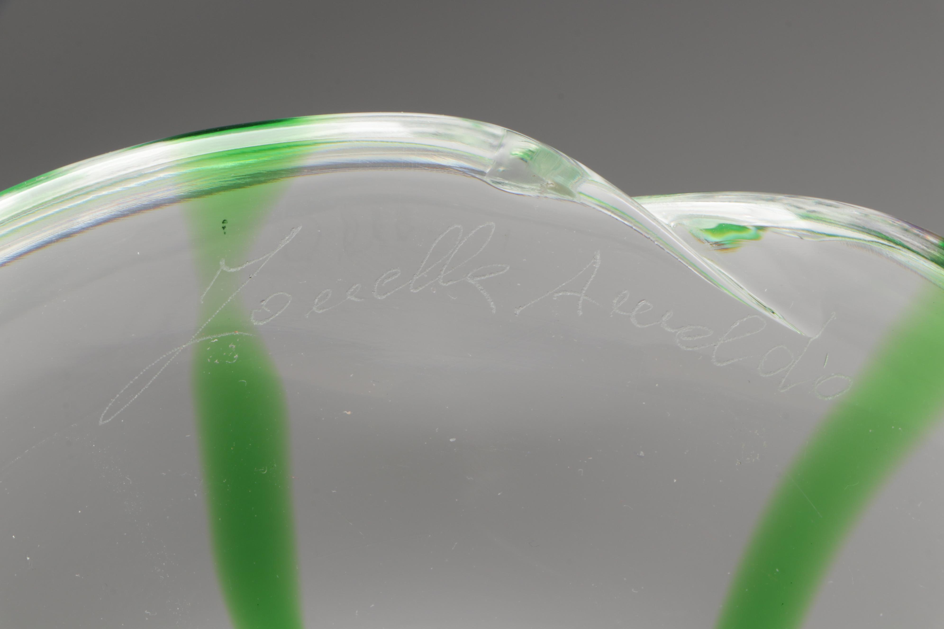 Arnaldo Zanella Murano Handcrafted Parrots and Nest in Tree Art Glass Sculpture