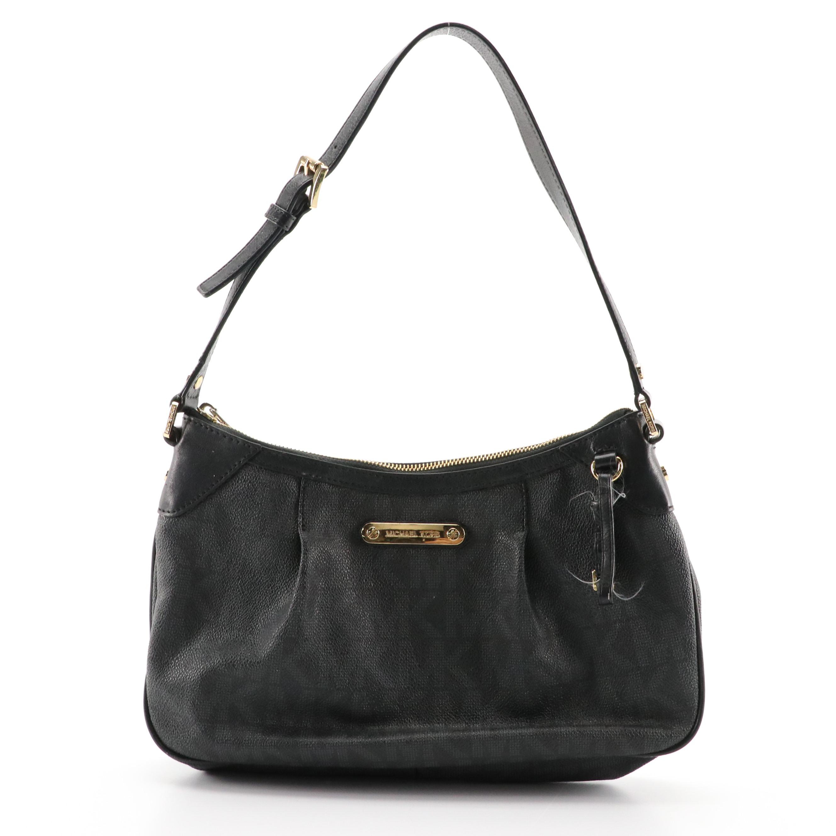 Michael Kors Logo Shoulder Bag, with Dooney & Bourke Textured Leather 2-Way Tote