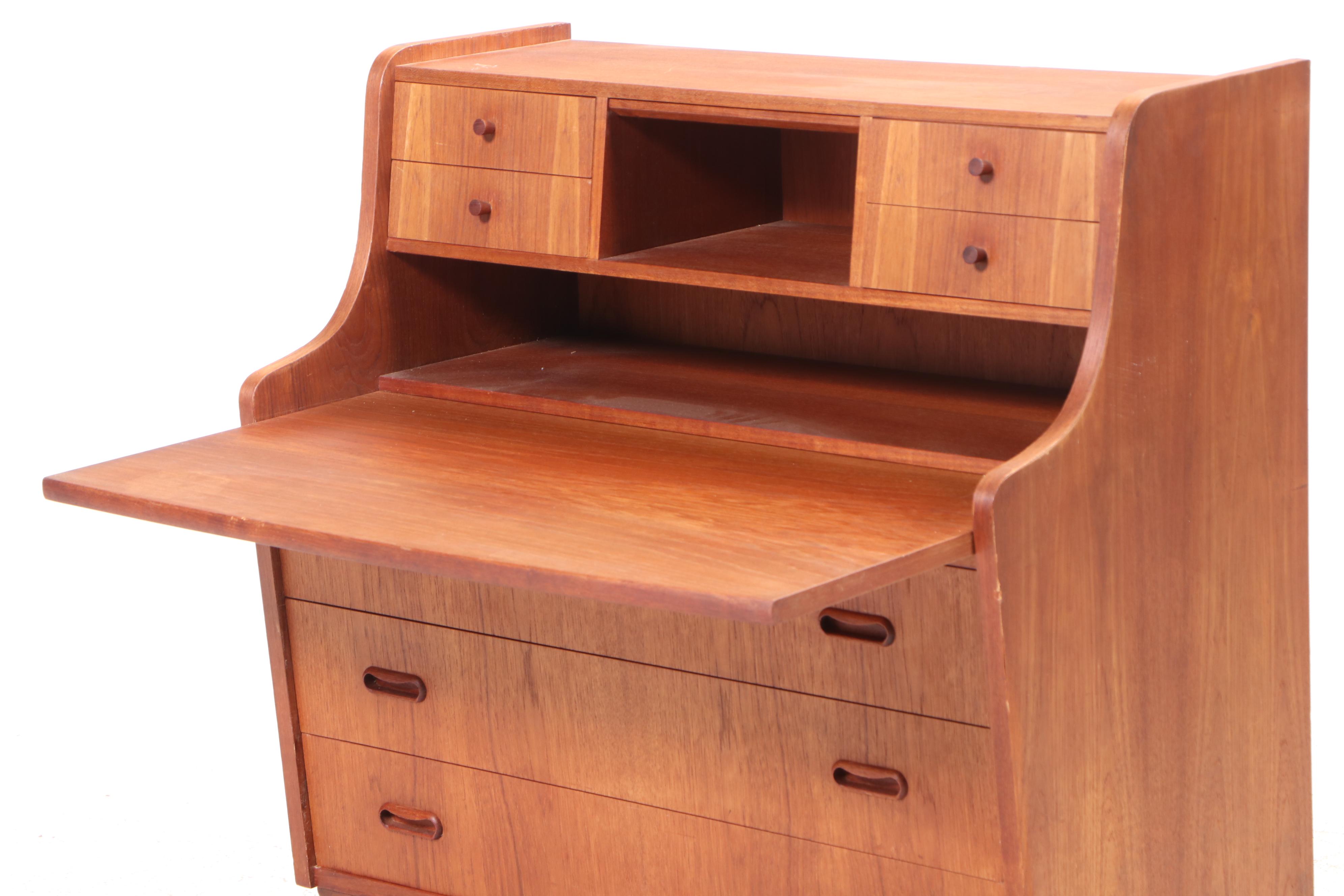 Danish Modern Teak Secretary, Circa 1960