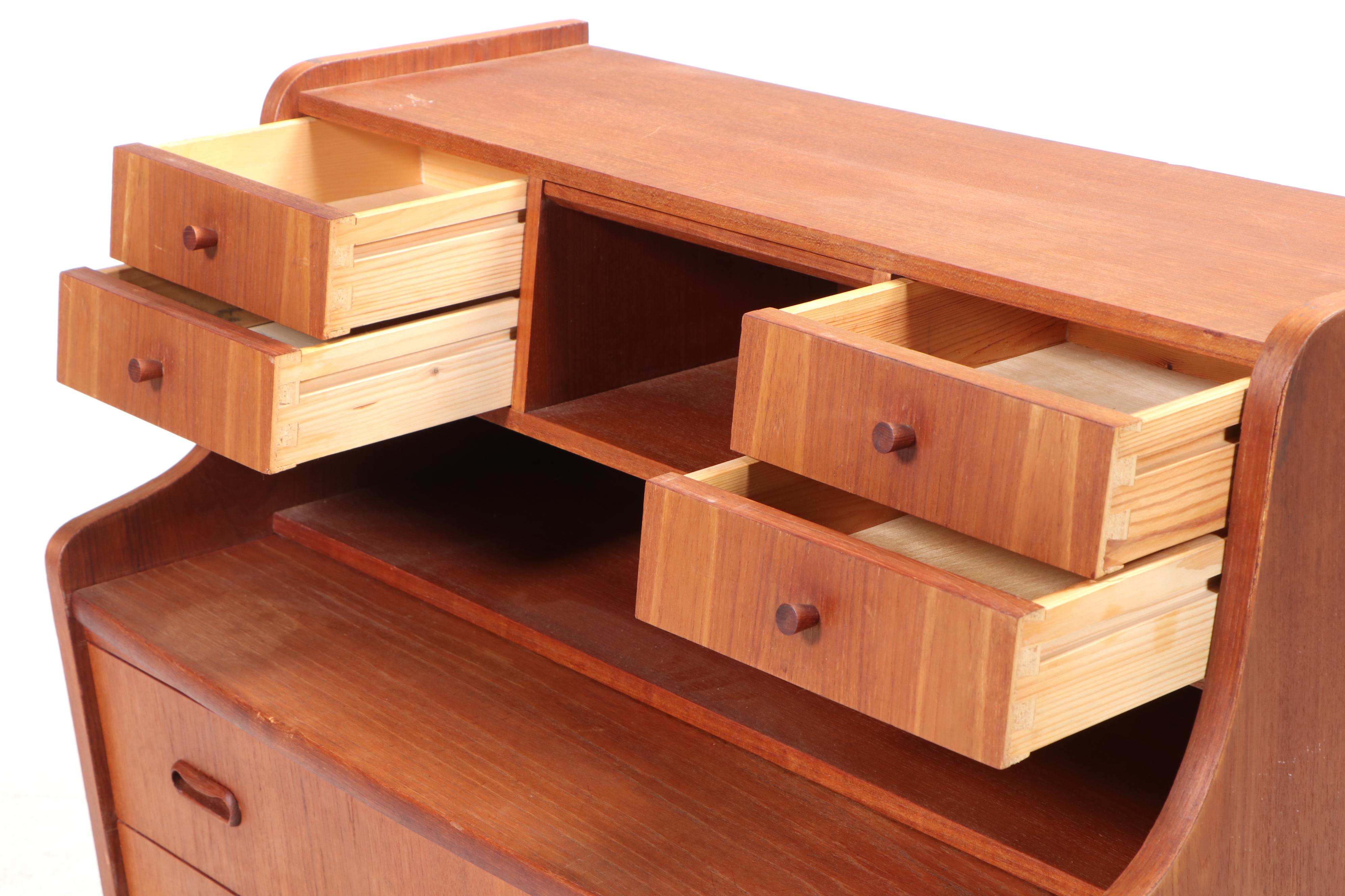 Danish Modern Teak Secretary, Circa 1960