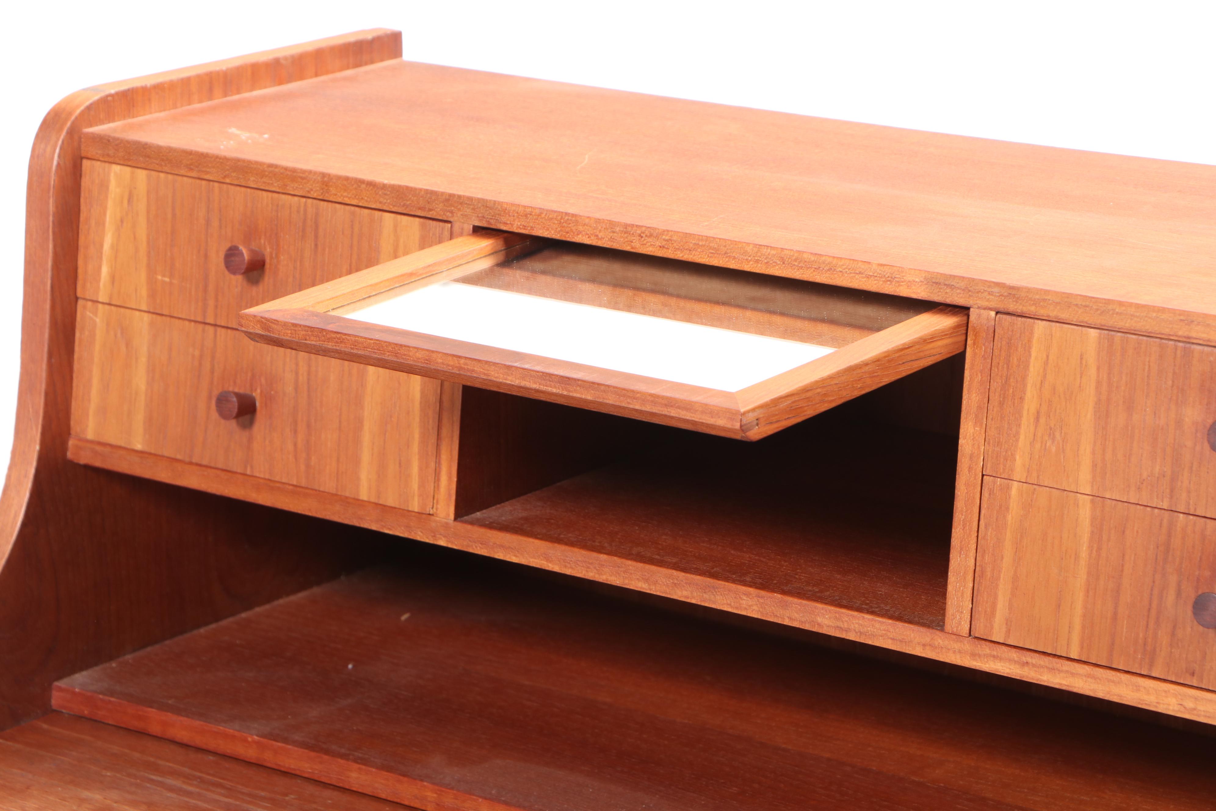 Danish Modern Teak Secretary, Circa 1960