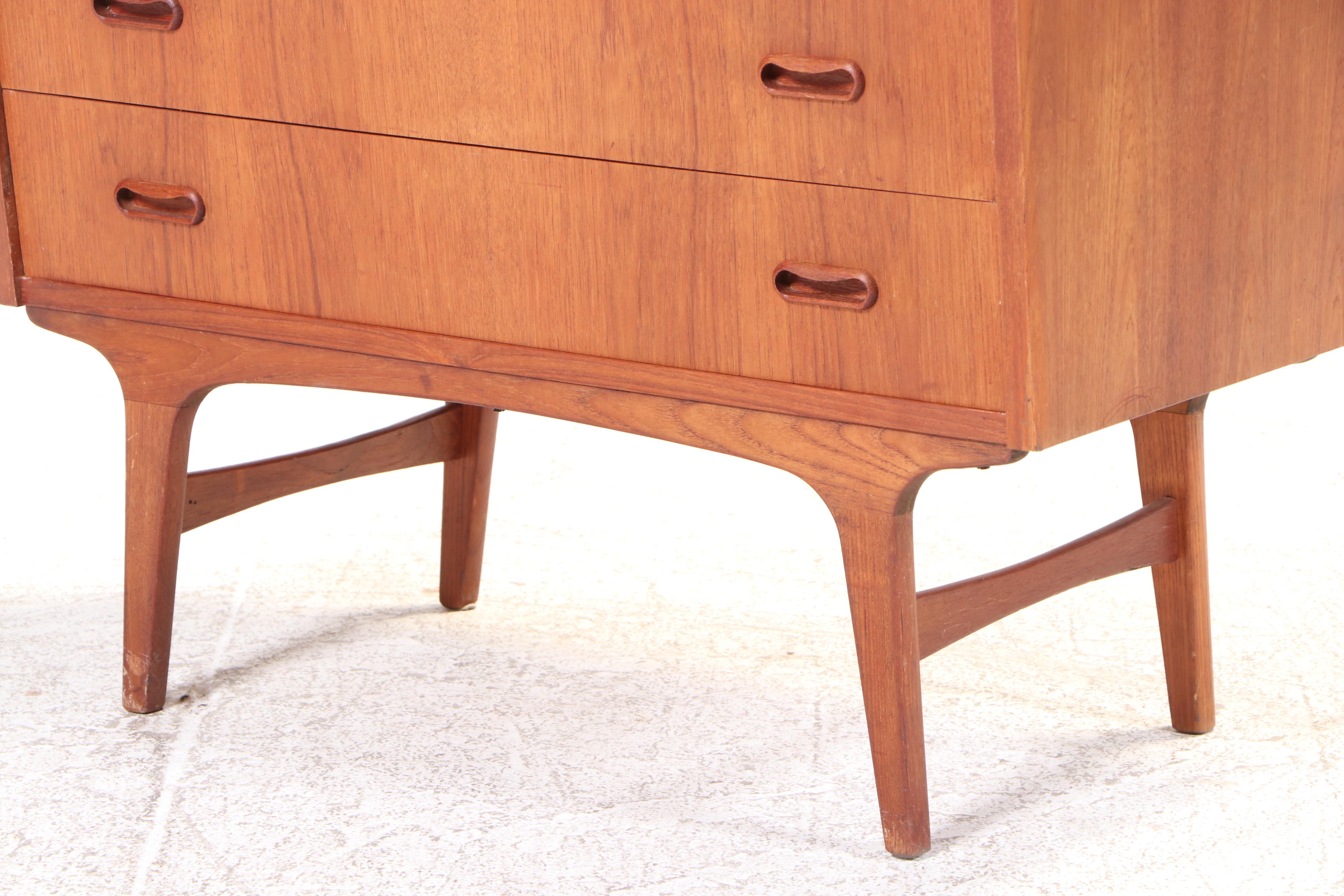 Danish Modern Teak Secretary, Circa 1960