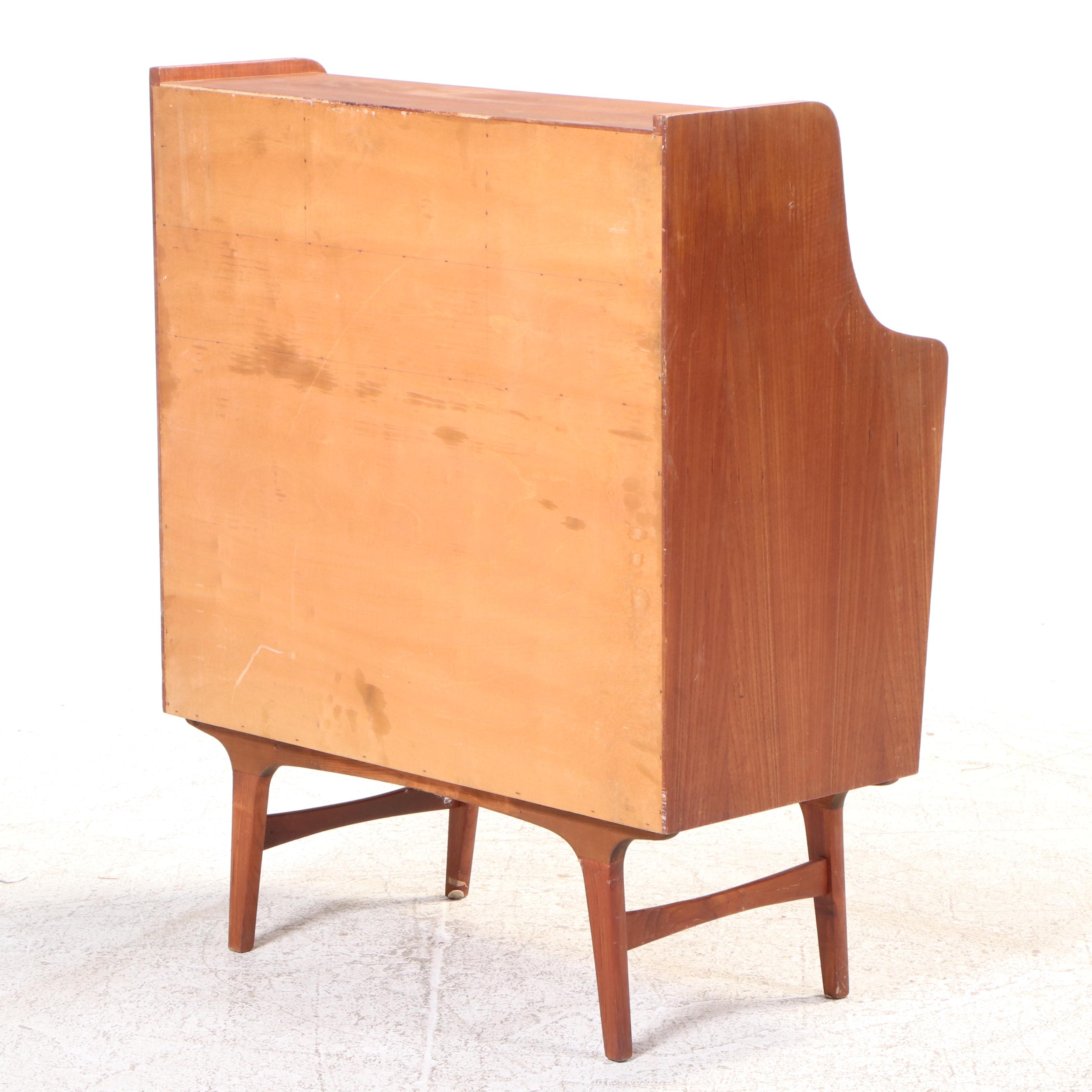 Danish Modern Teak Secretary, Circa 1960