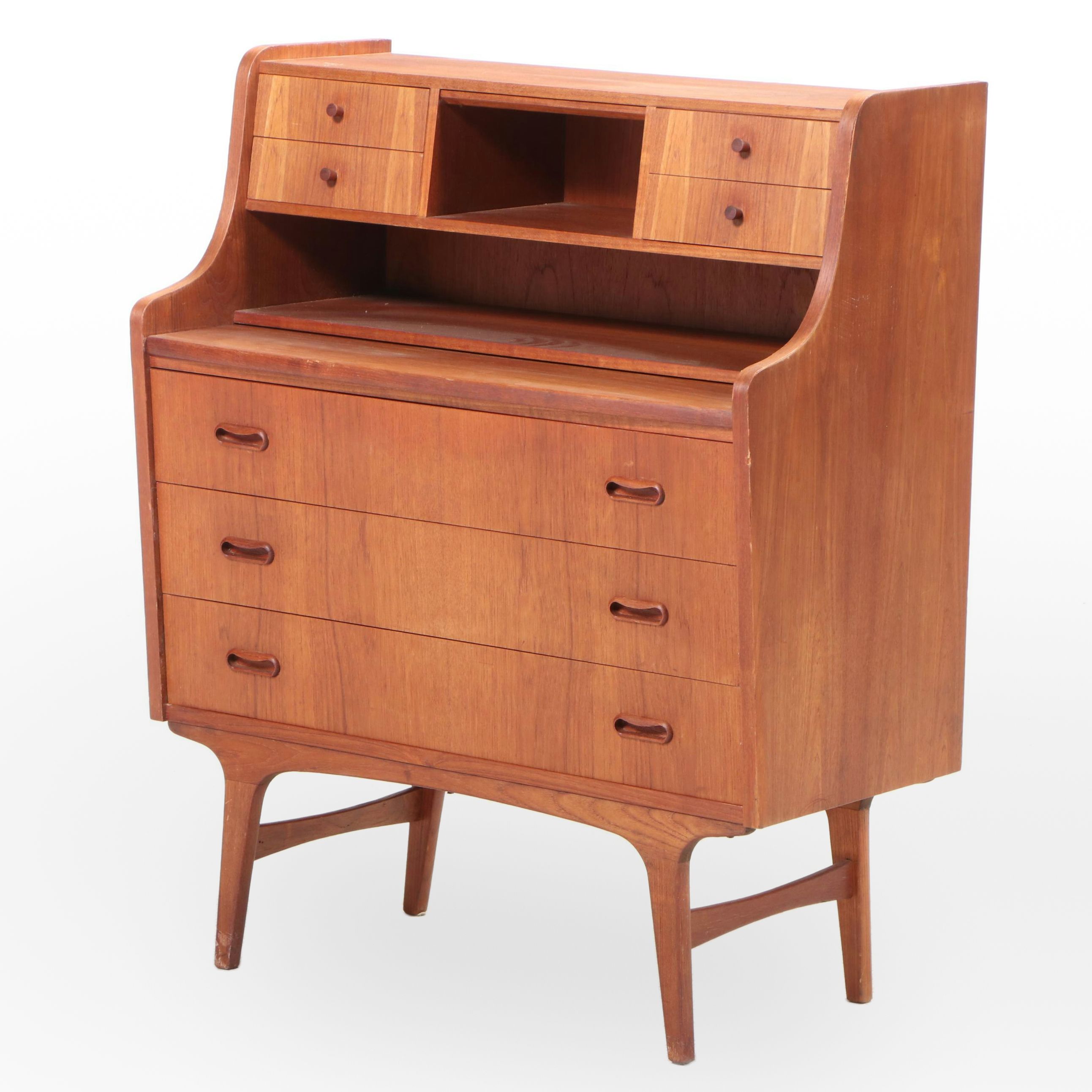 Danish Modern Teak Secretary, Circa 1960