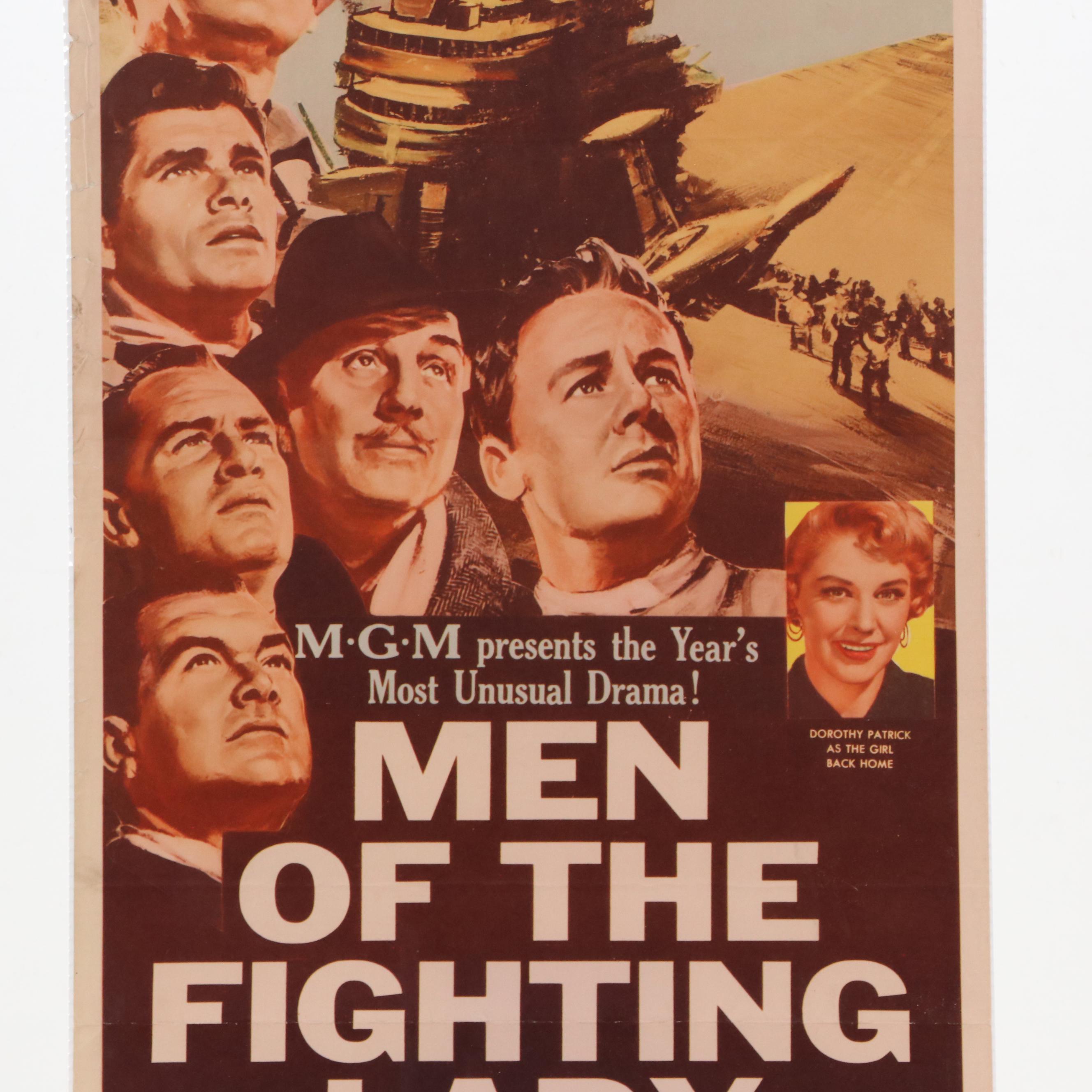 "Men of the Fighting Lady" Movie Poster, 1954