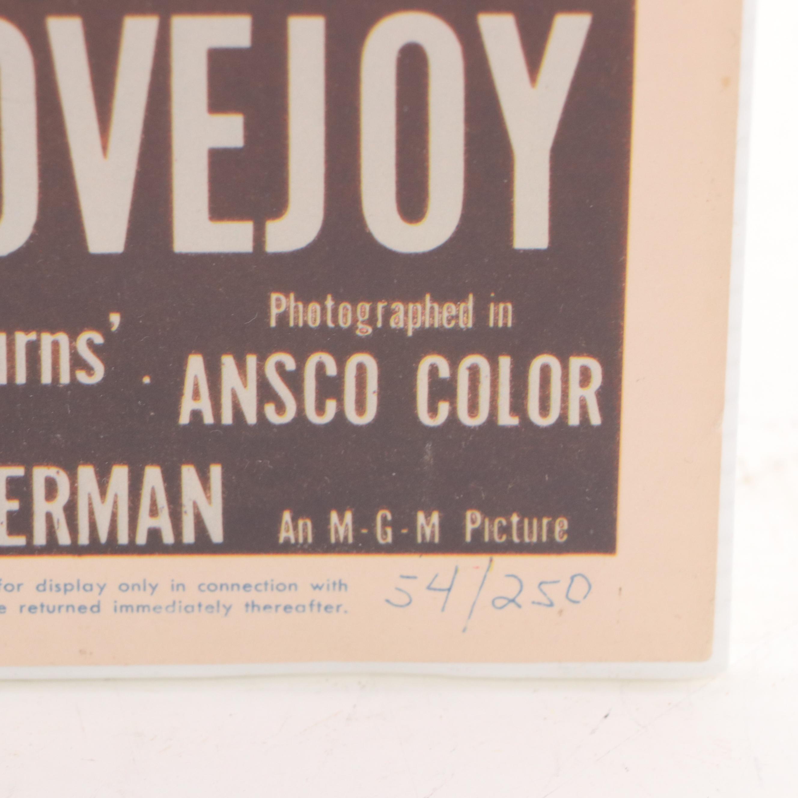 "Men of the Fighting Lady" Movie Poster, 1954