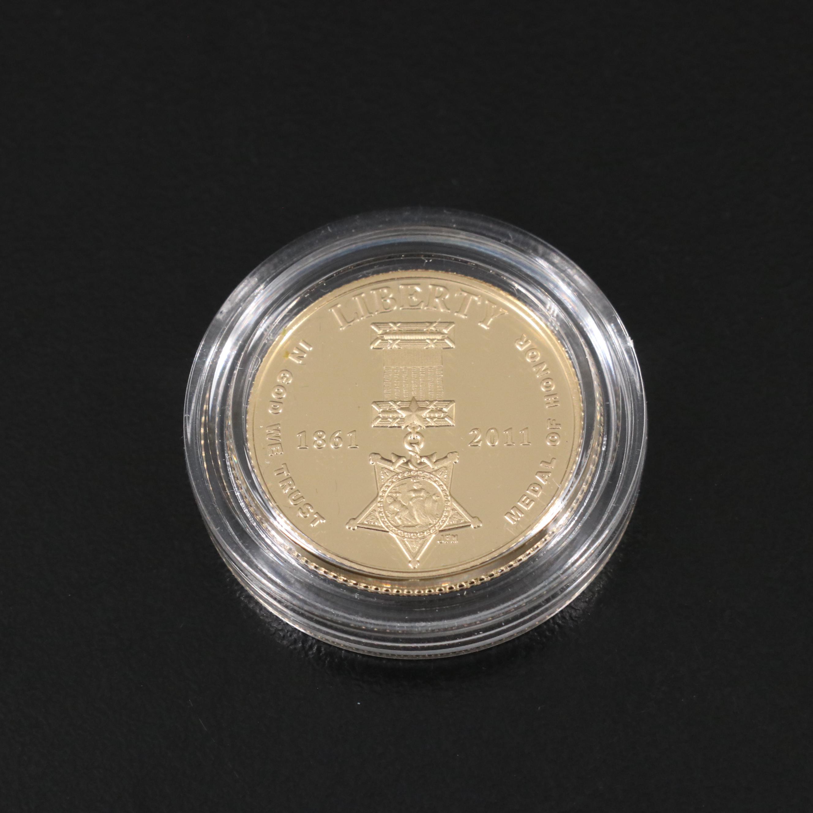 2011-W Medal of Honor $5 Gold Commemorative Proof Coin