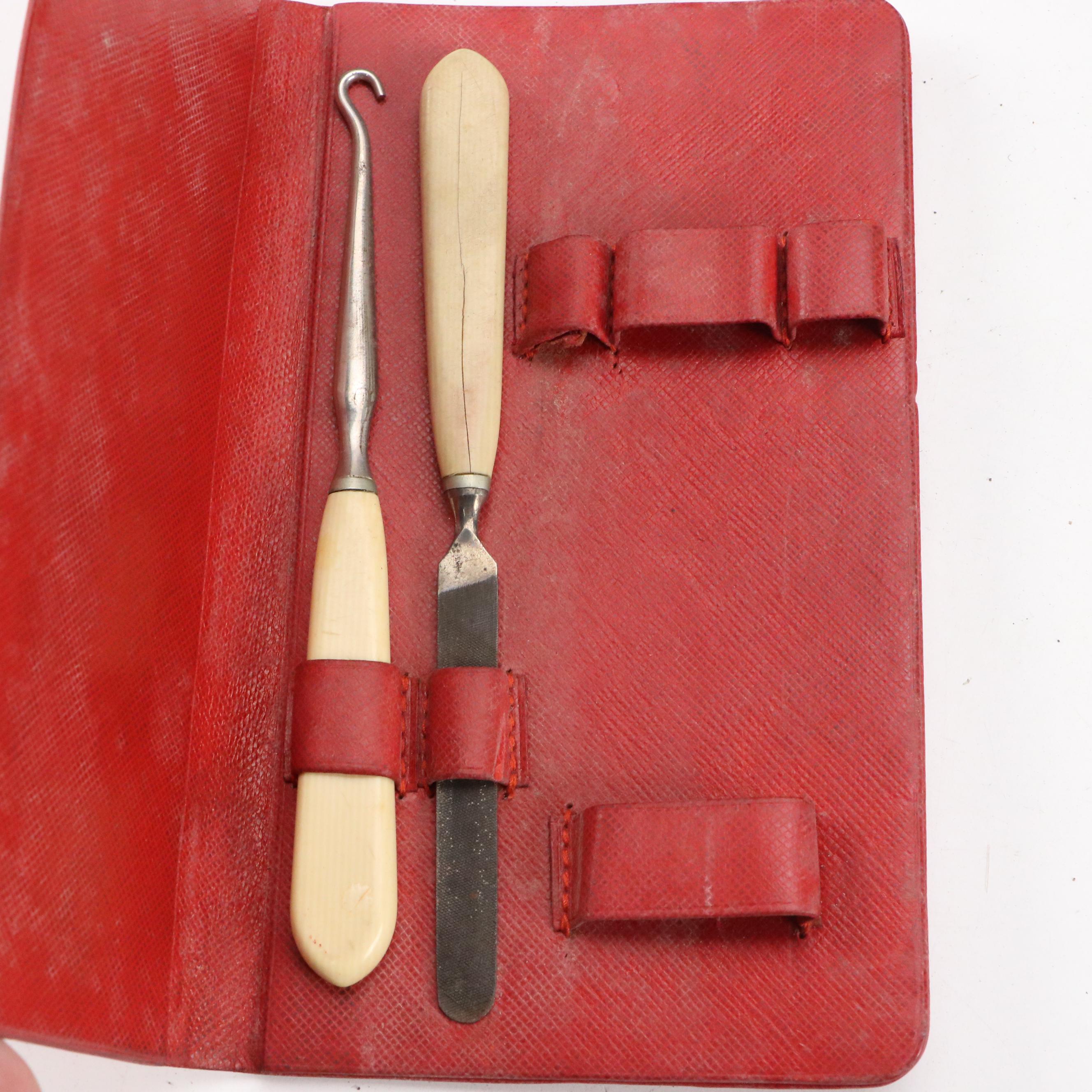 Gentlemen's Travel Toiletry Kit Leather Valise