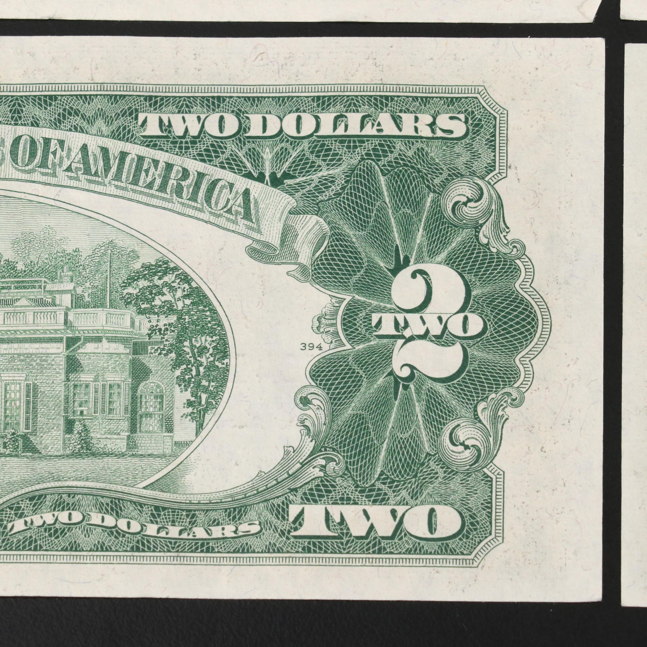 Group of Thirty Uncirculated 1953 and 1963 Two Dollar Legal Tender Notes