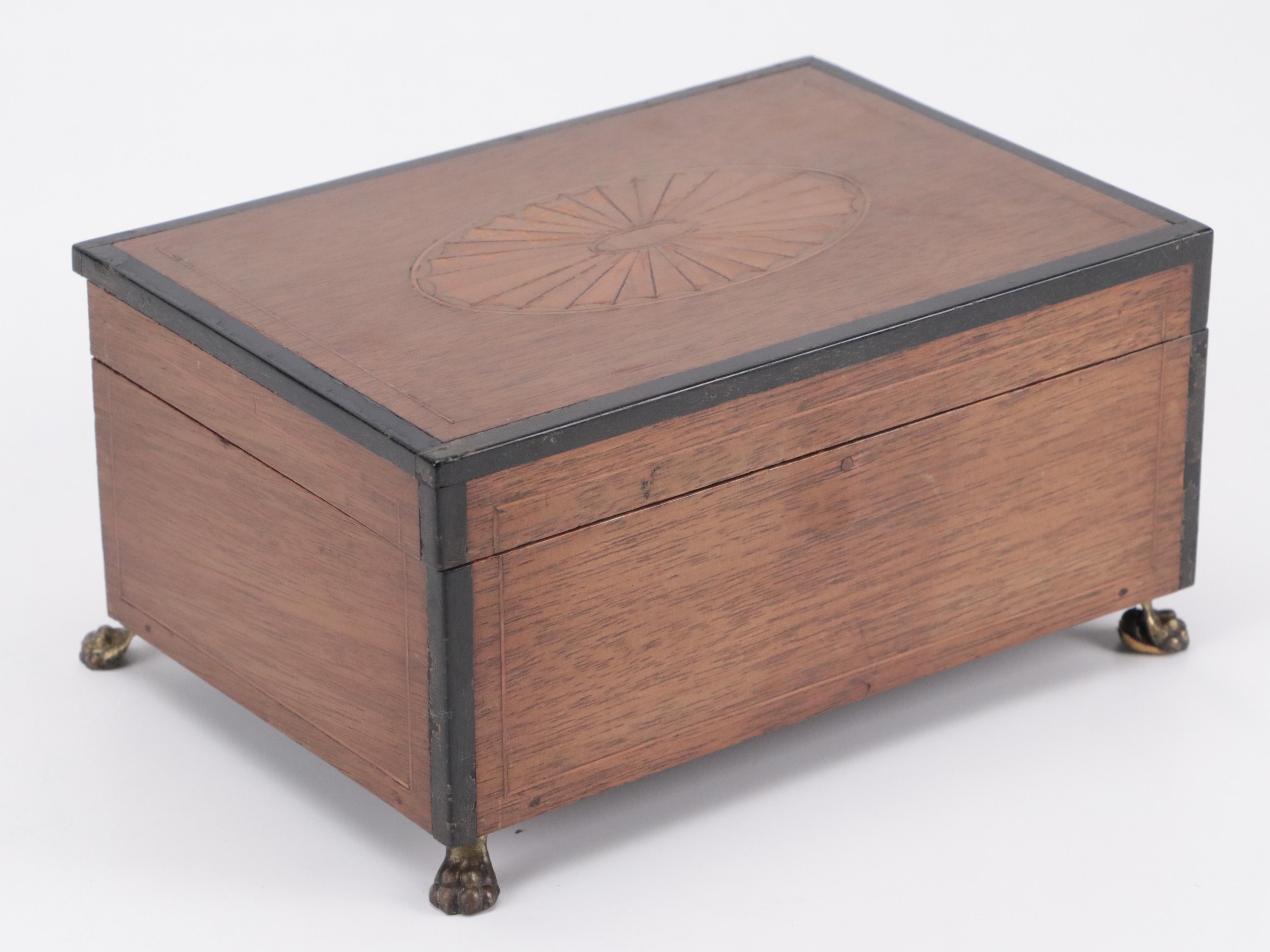 Wood Inlay Metal Footed Box, Letter Sorter, and Other Faux Leather Divided Box