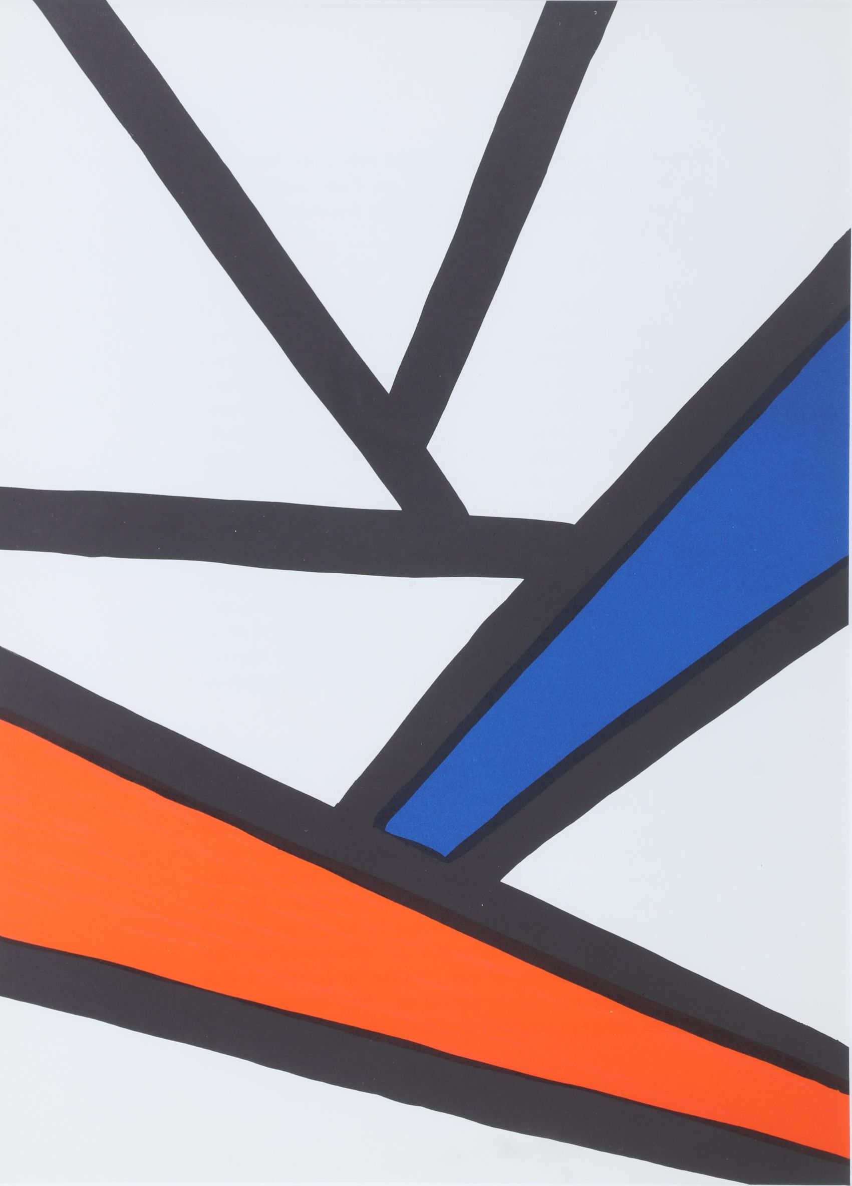 Alexander Calder Abstract Color Lithograph from Derrière le Miroir, 1968