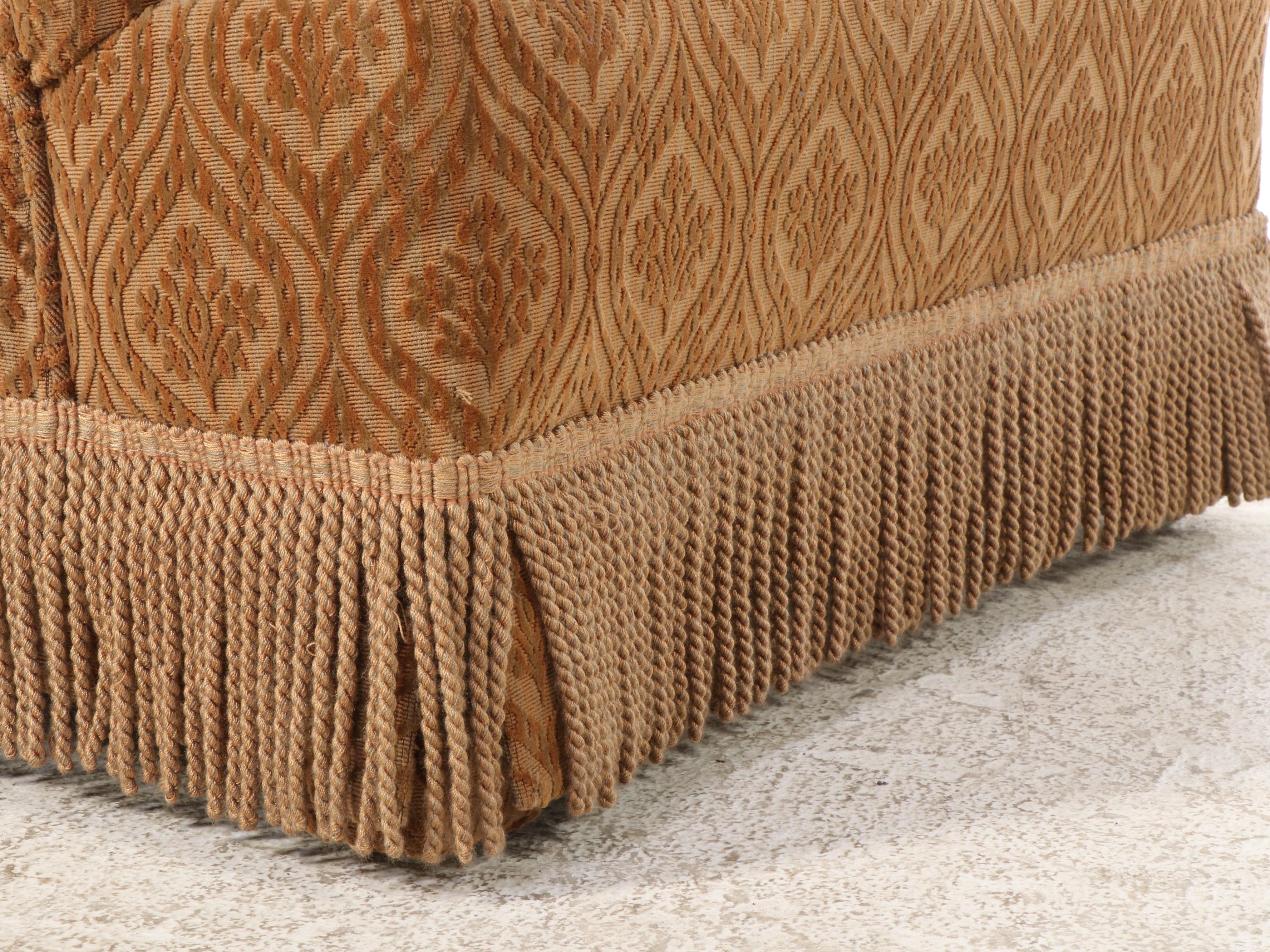 Mark Simmons Interiors Custom-Upholstered English Roll-Arm Easy Chair