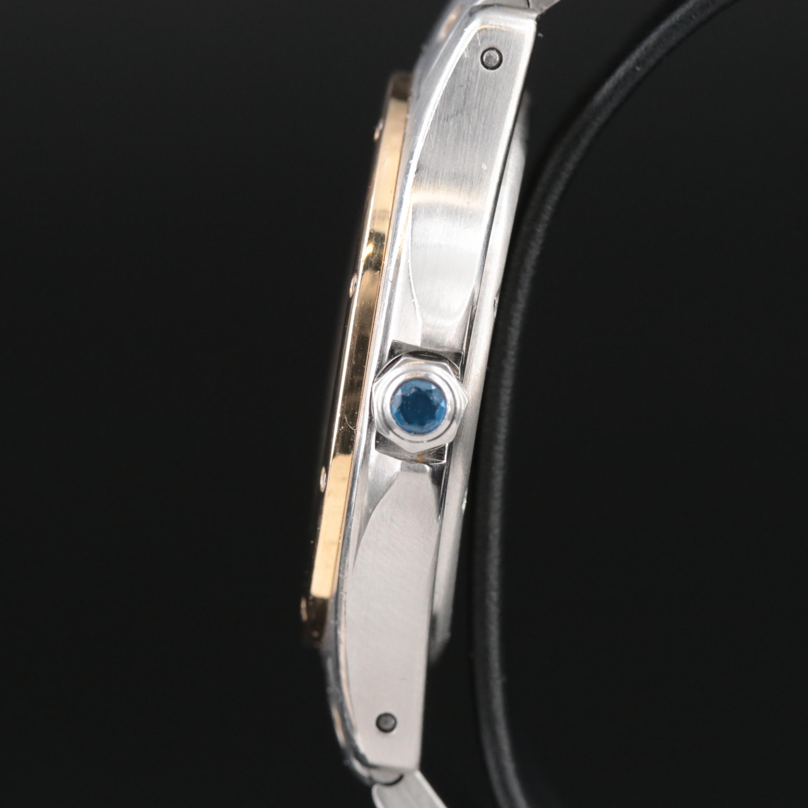 Cartier Santos Ronde 18K and Stainless Steel Automatic Watch