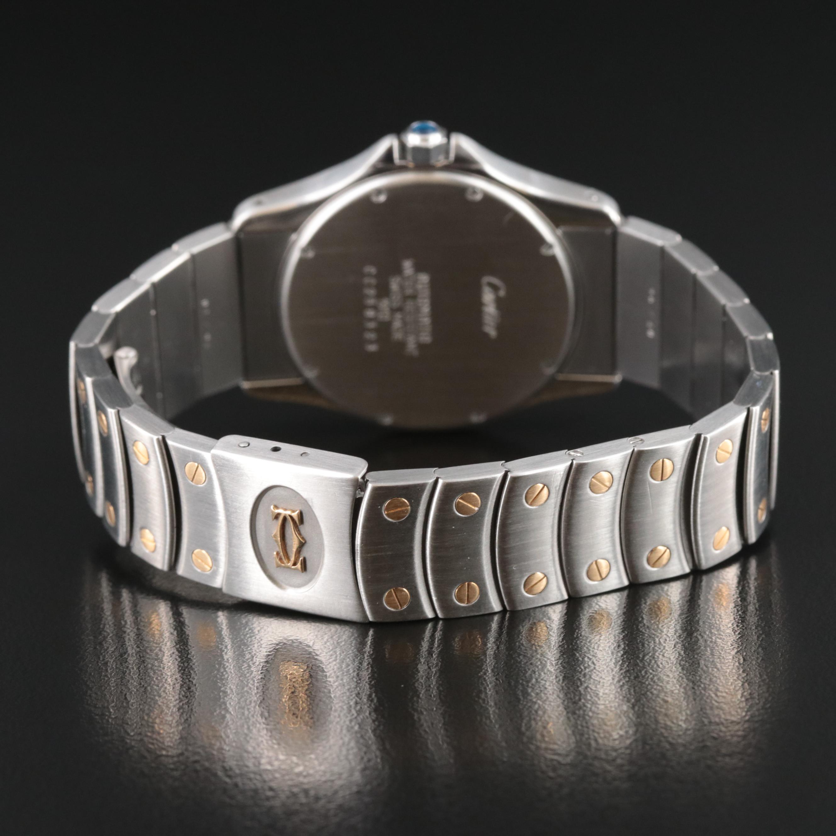 Cartier Santos Ronde 18K and Stainless Steel Automatic Watch