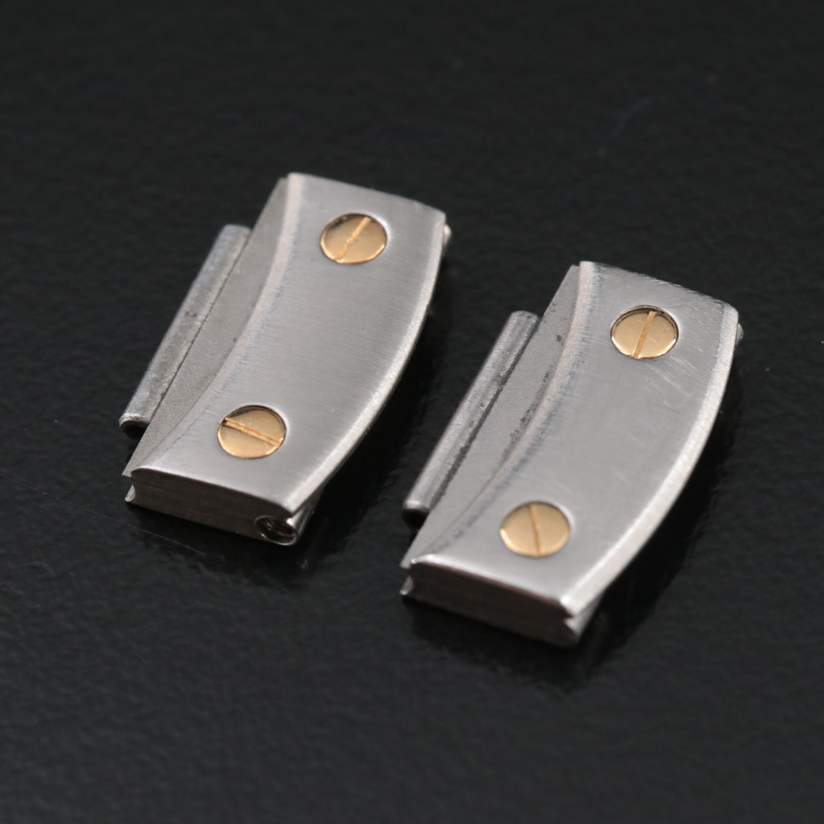 Cartier Santos Ronde 18K and Stainless Steel Automatic Watch