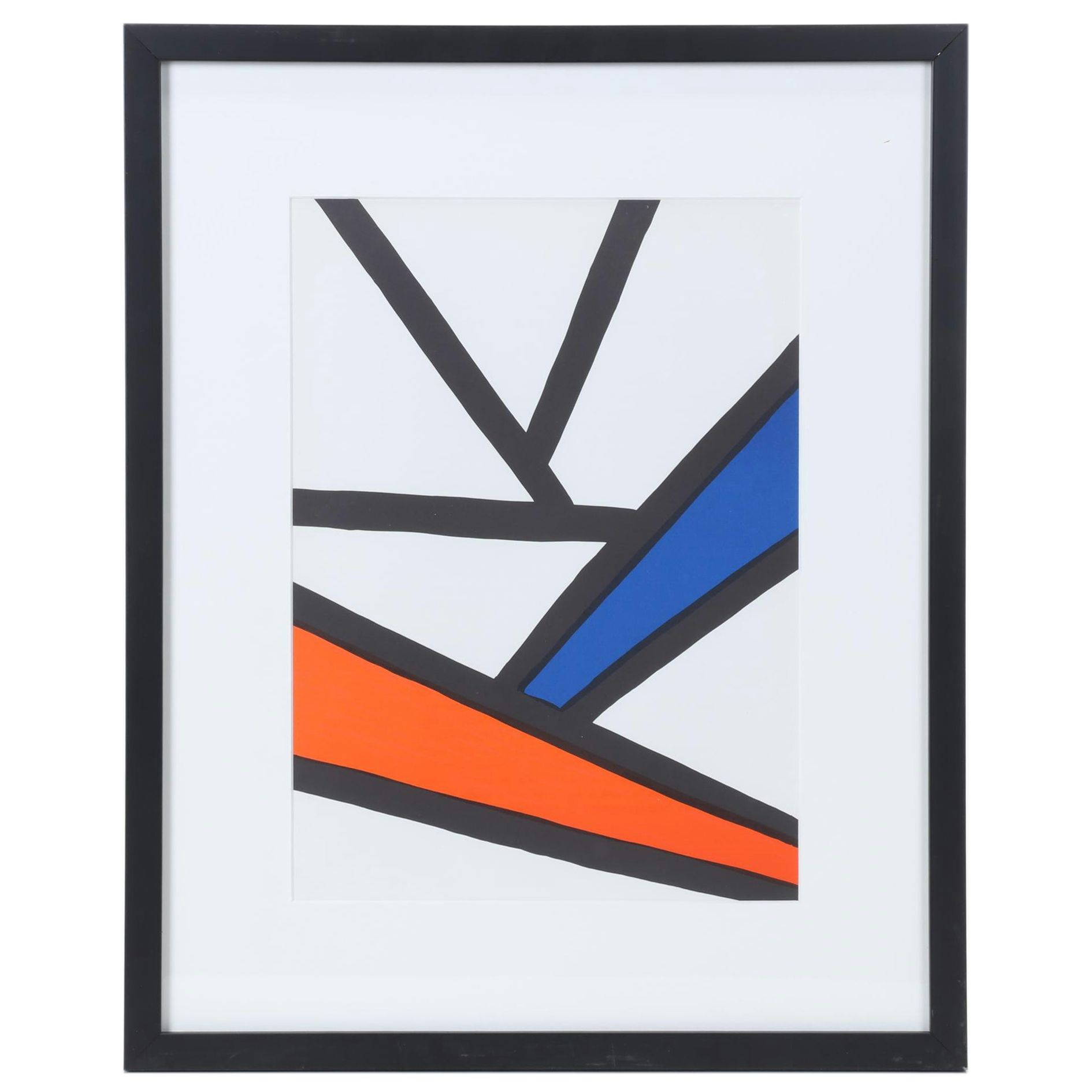 Alexander Calder Abstract Color Lithograph from Derrière le Miroir, 1968