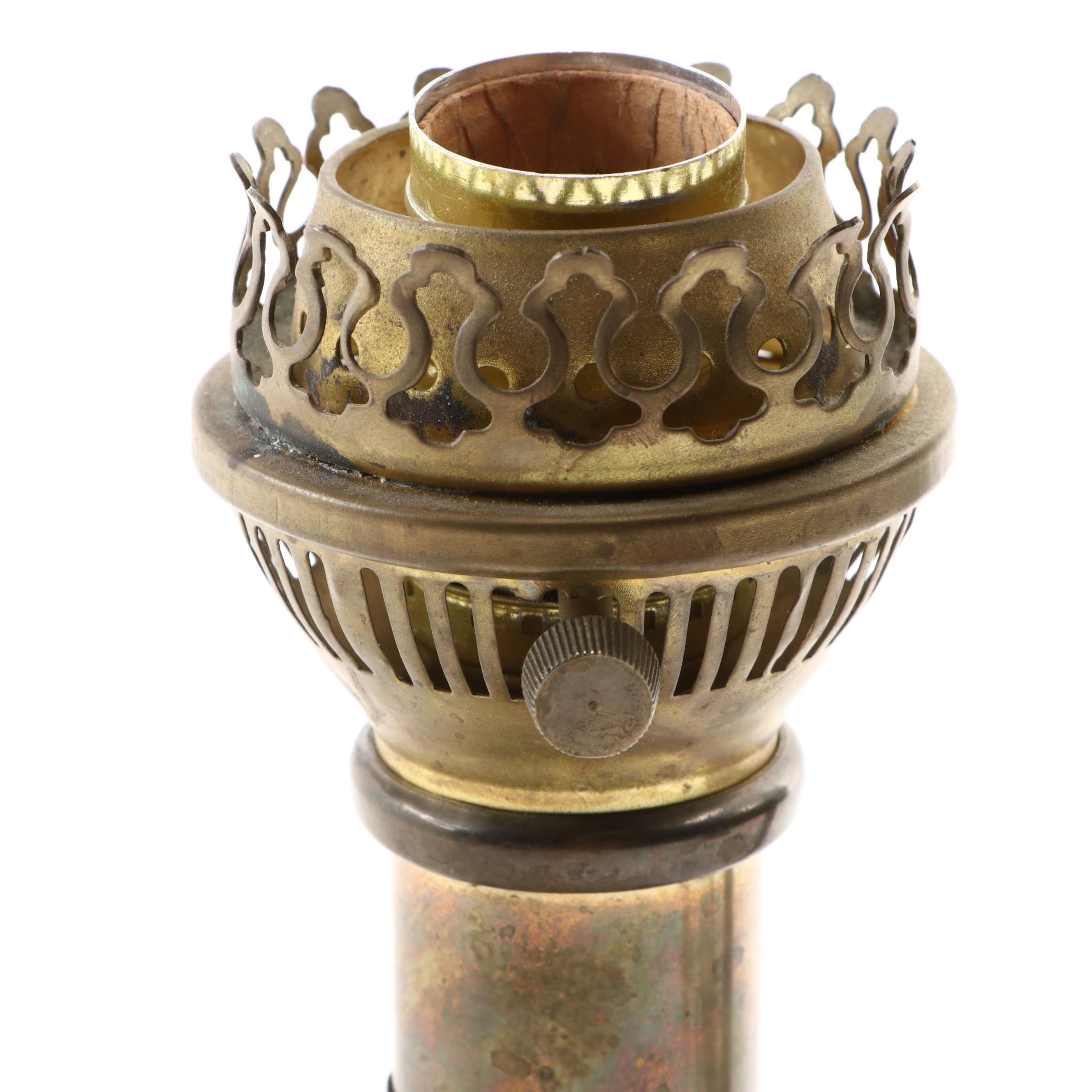 Orient Express Replica Brass and Metal Railcar Table Lamp