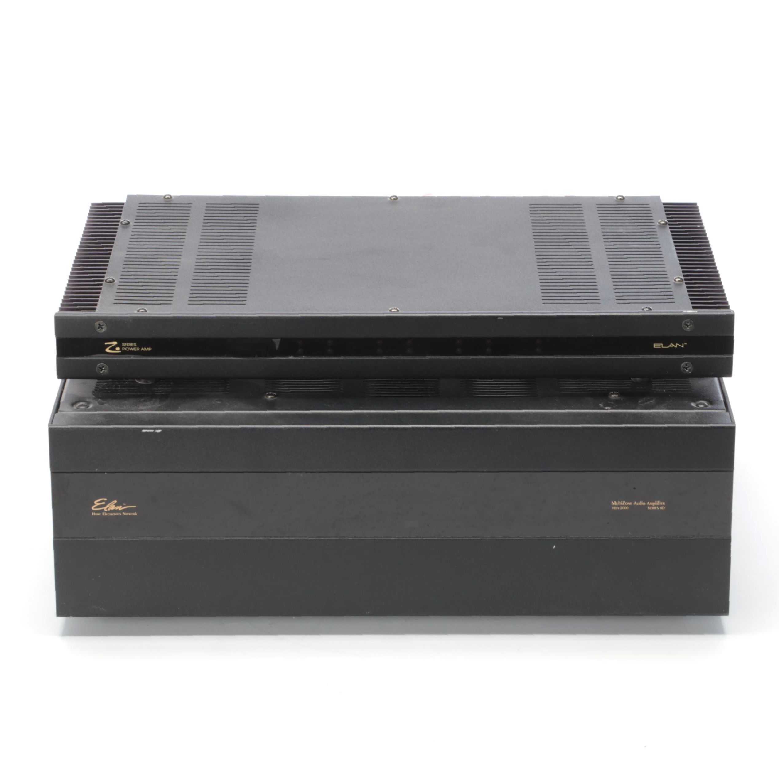 Elan MultiZone Audio Amplifier HDA-2000 with Z660 Power Amplifier, Vintage