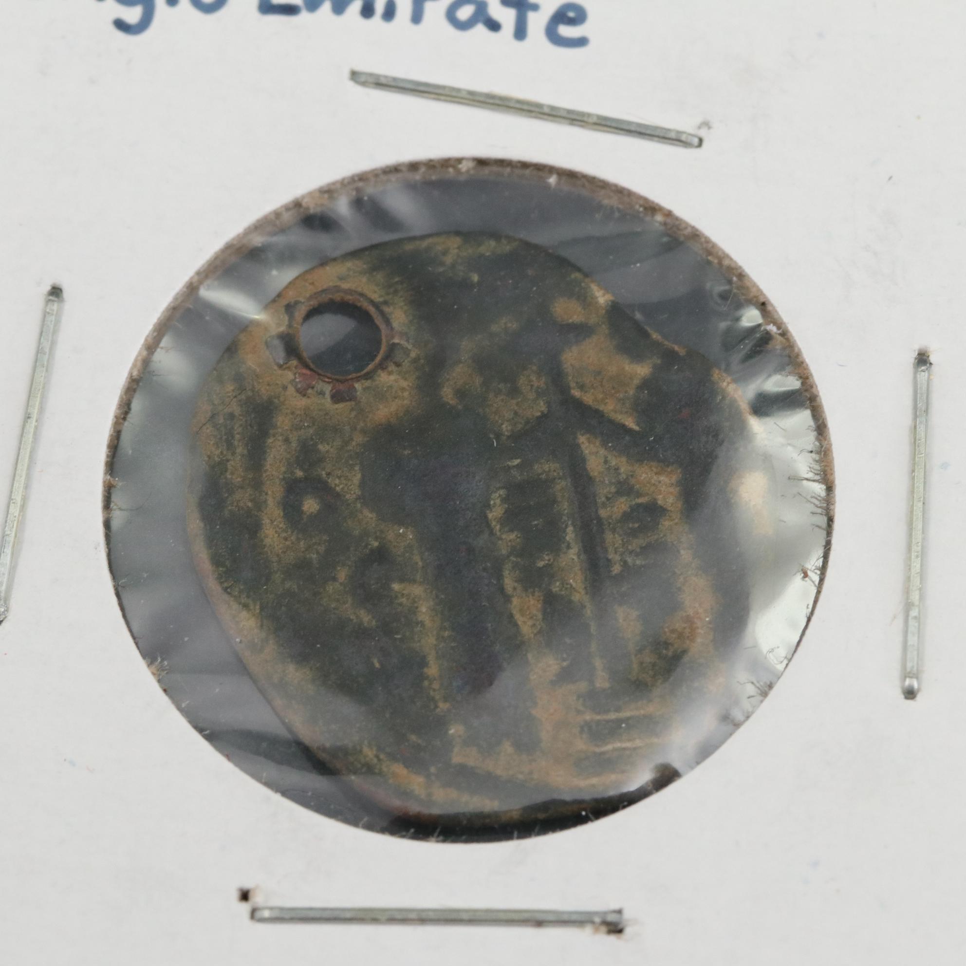 Five Antique Coins from the Far and Middle East, Including Genghis Khan Coin