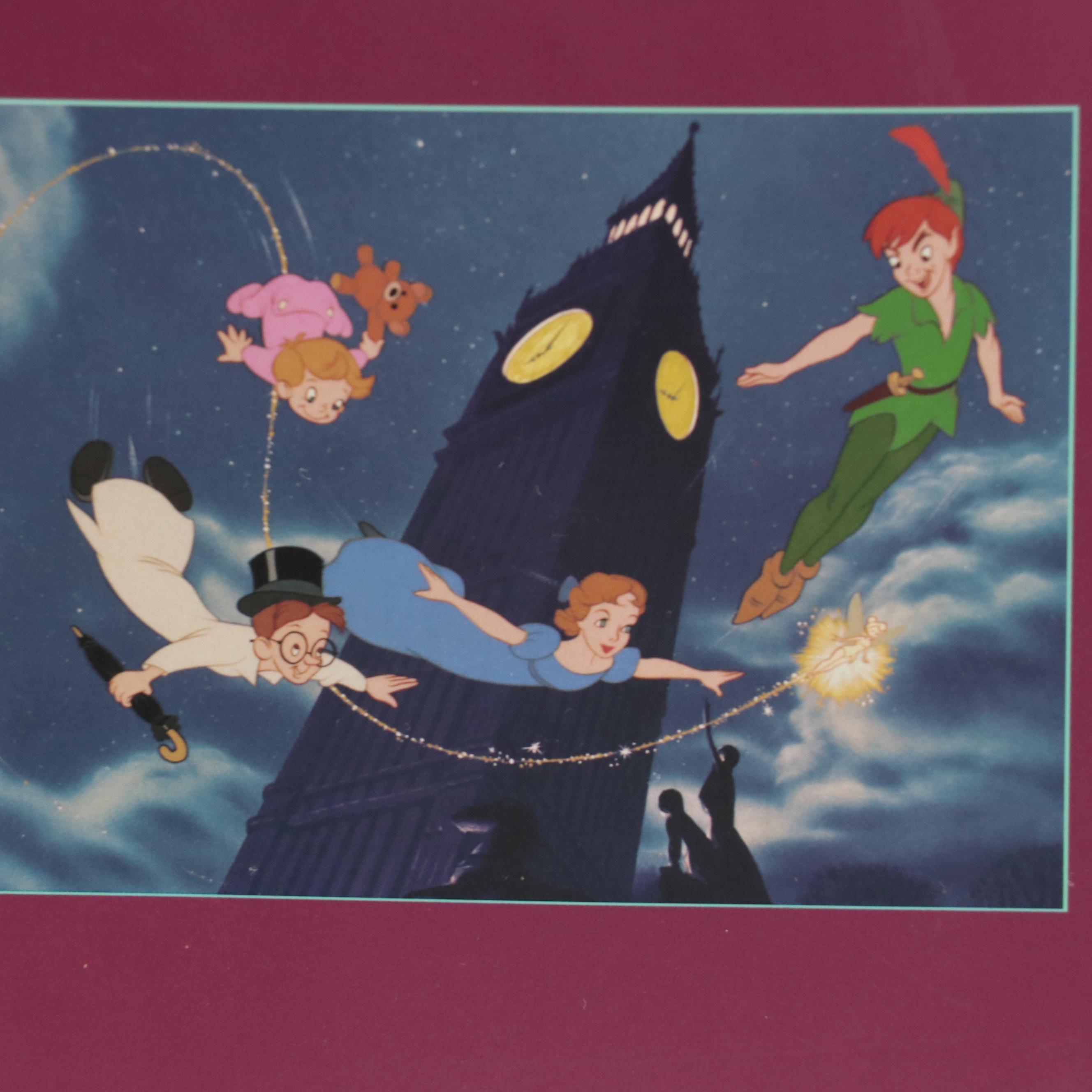 Disney "Peter Pan" Portfolio of Six Offset Lithographs