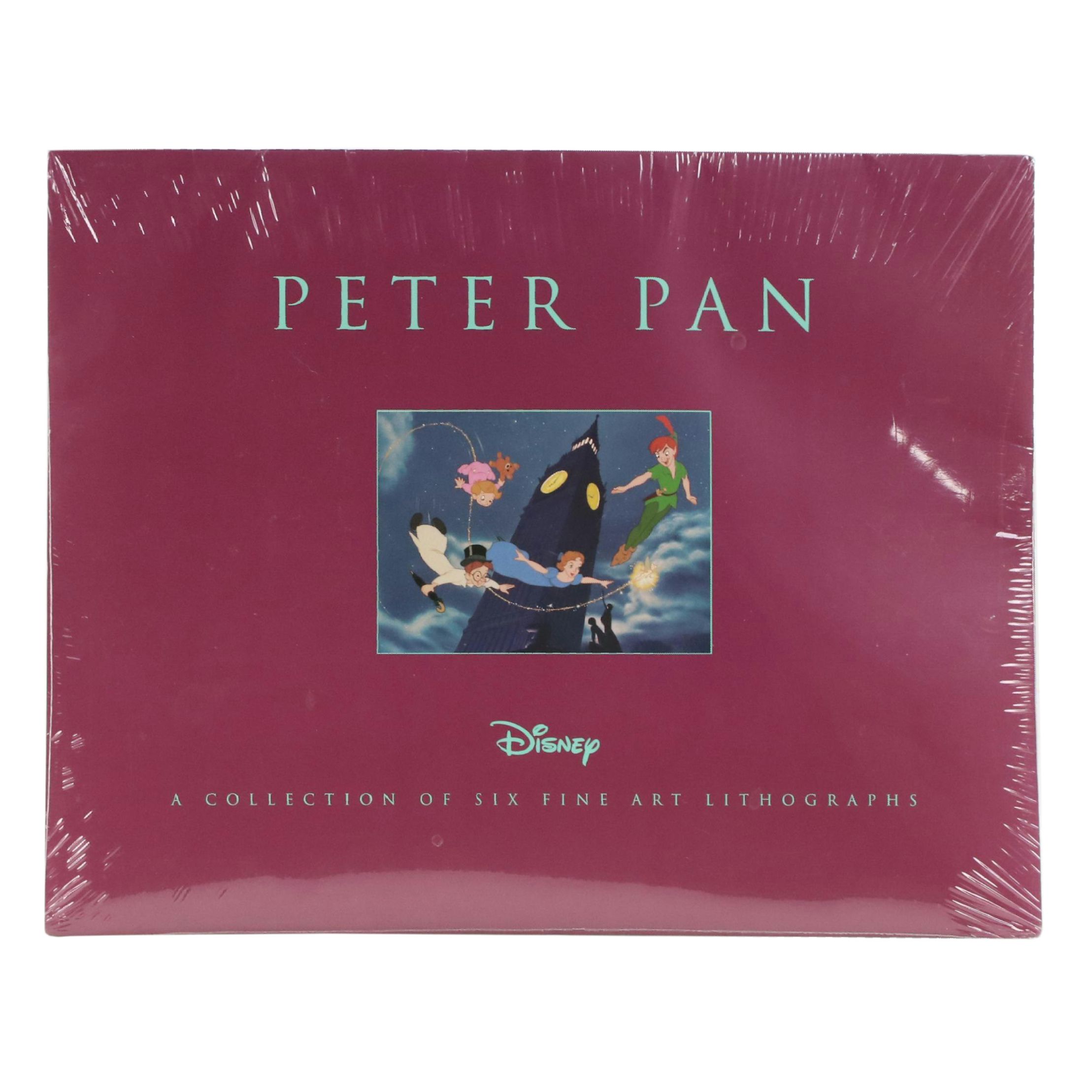 Disney "Peter Pan" Portfolio of Six Offset Lithographs