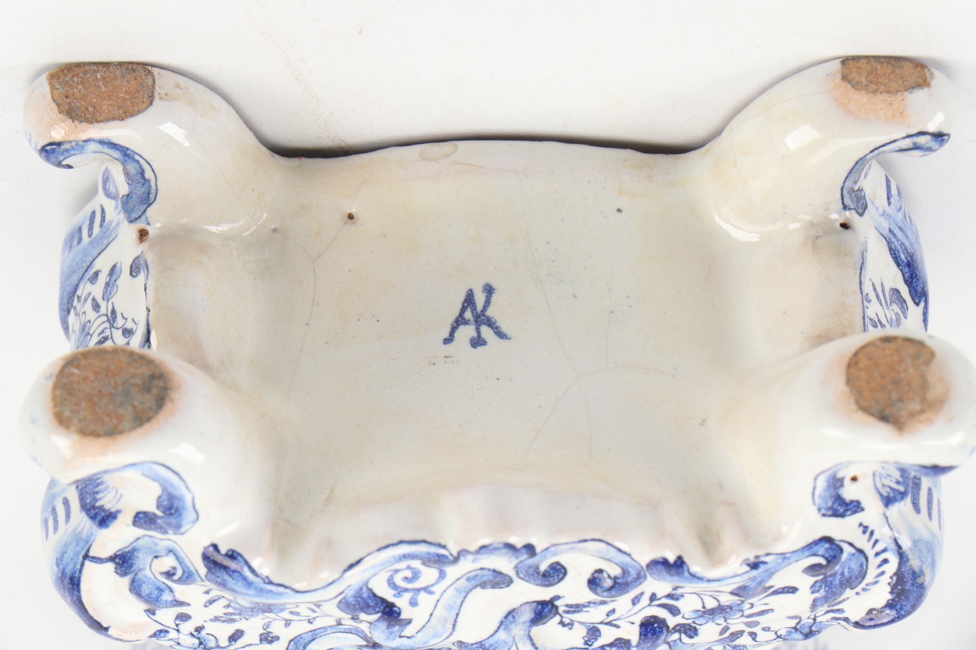 Delft Faience Clock with French Movement, 19th Century