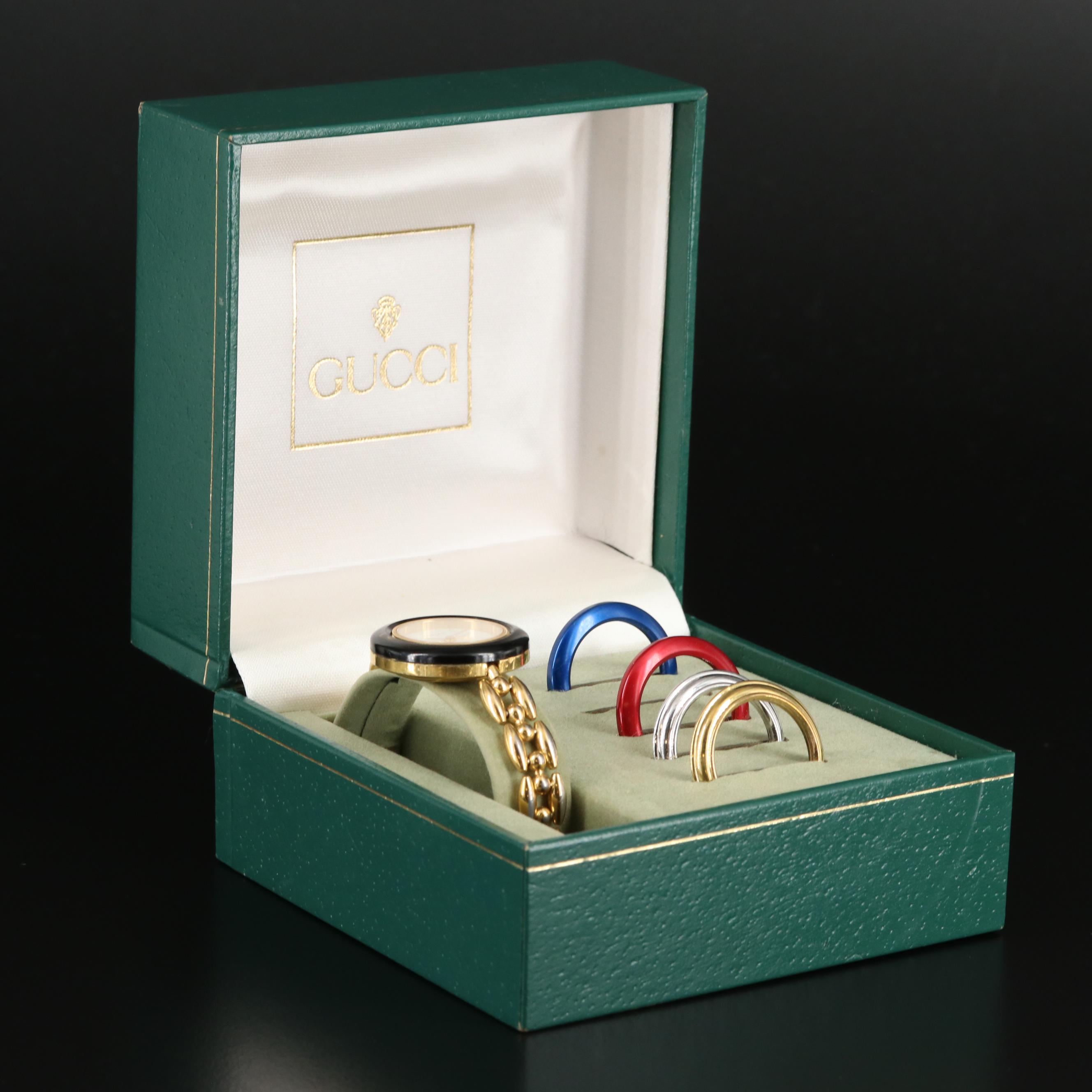 Gucci Classic Interchangeable Bezels Watch