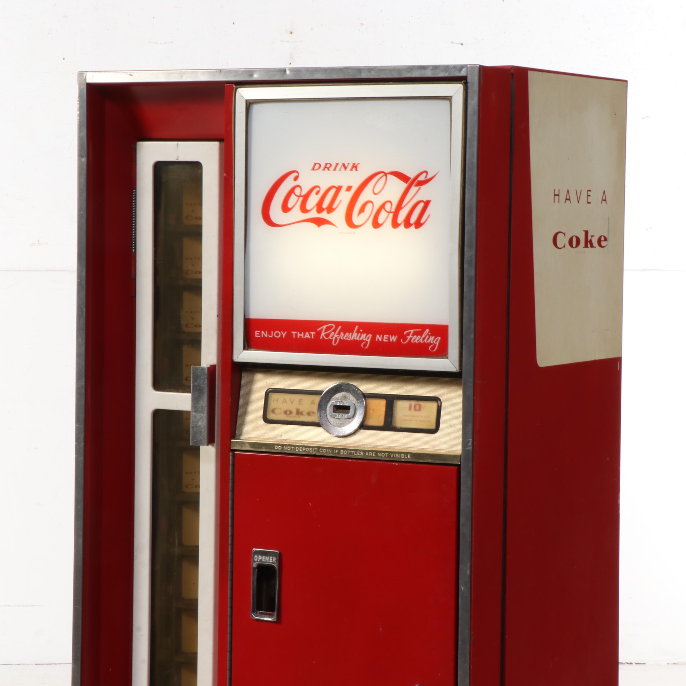 Cavalier Coca-Cola CS-96D Vending Machine, 1950s–1960s