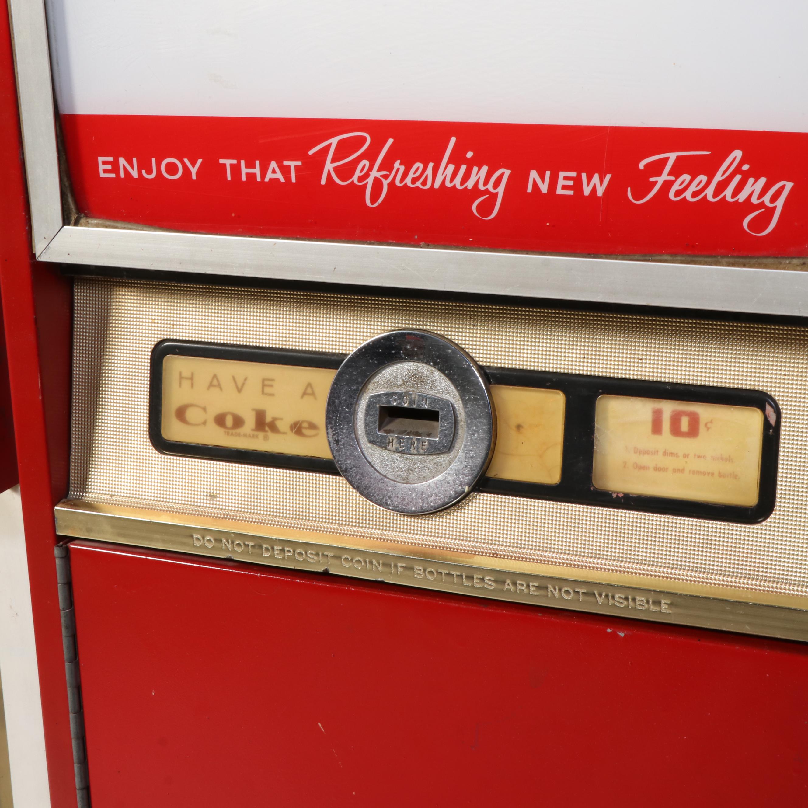 Cavalier Coca-Cola CS-96D Vending Machine, 1950s–1960s