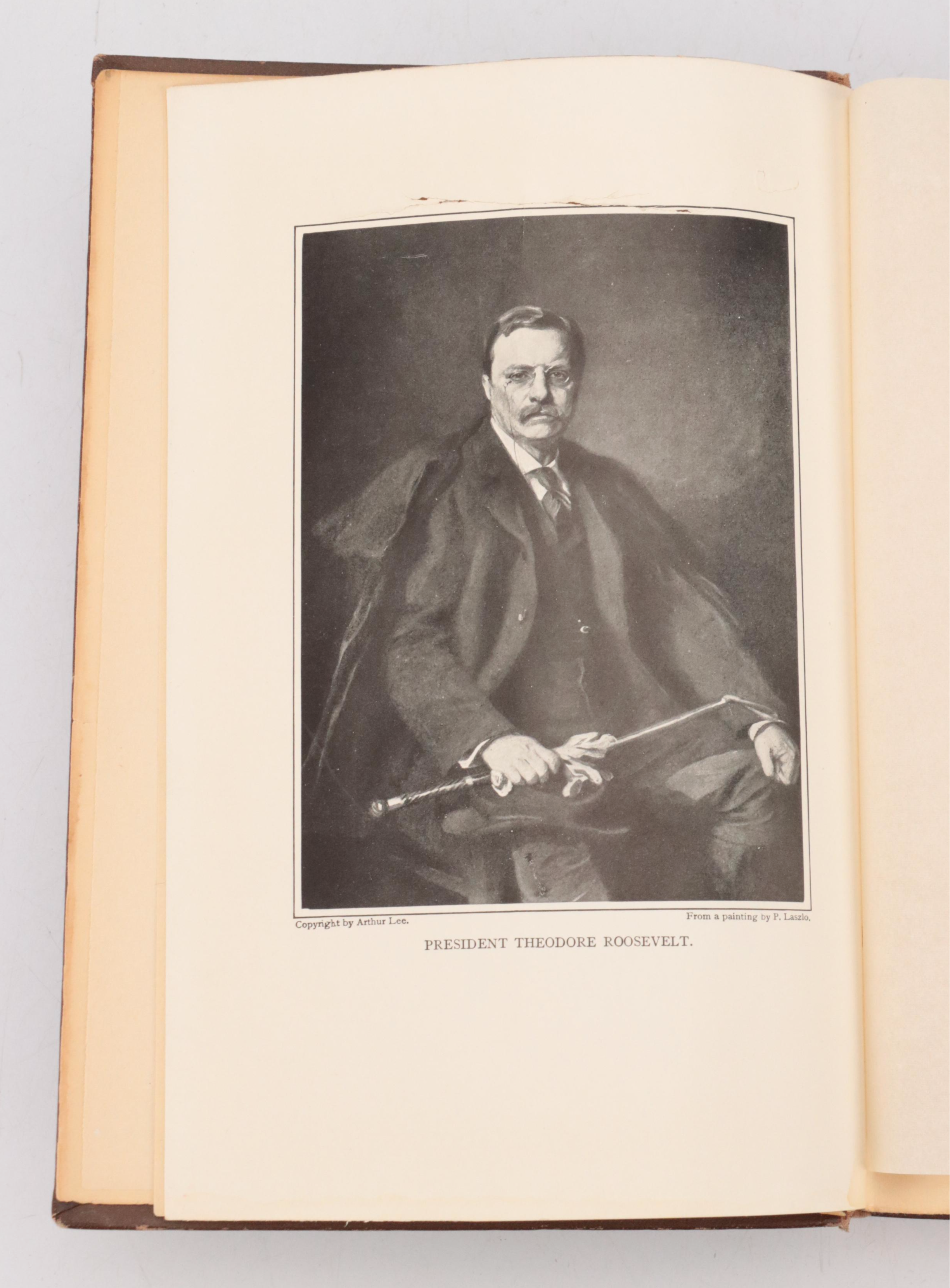 Illustrated "Theodore Roosevelt: An Autobiography" by Theodore Roosevelt, 1923