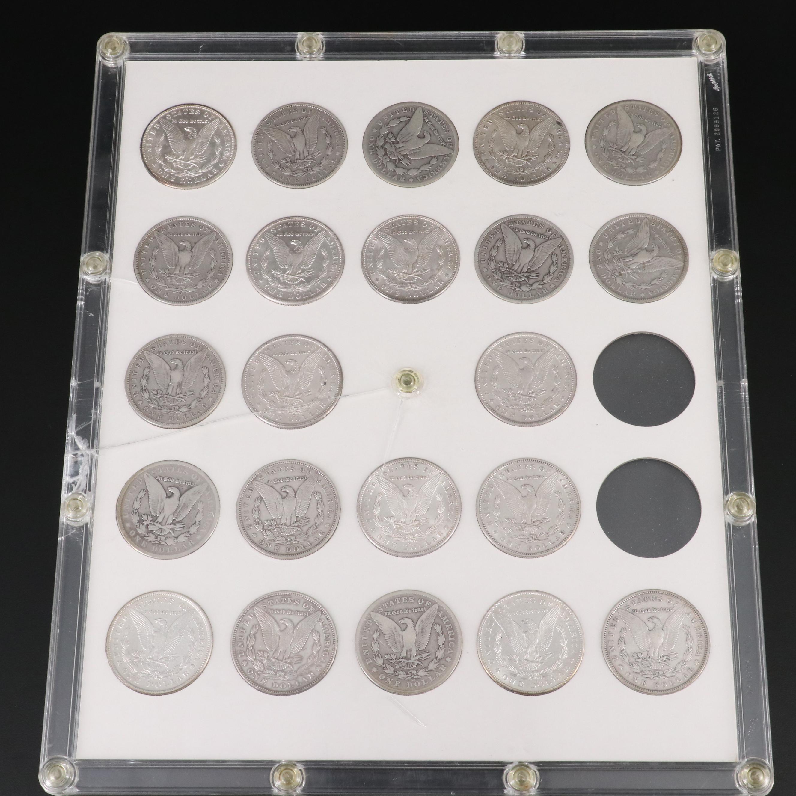 Partial Morgan Dollar Set and a 20th Century Type Set in Capitol Holders