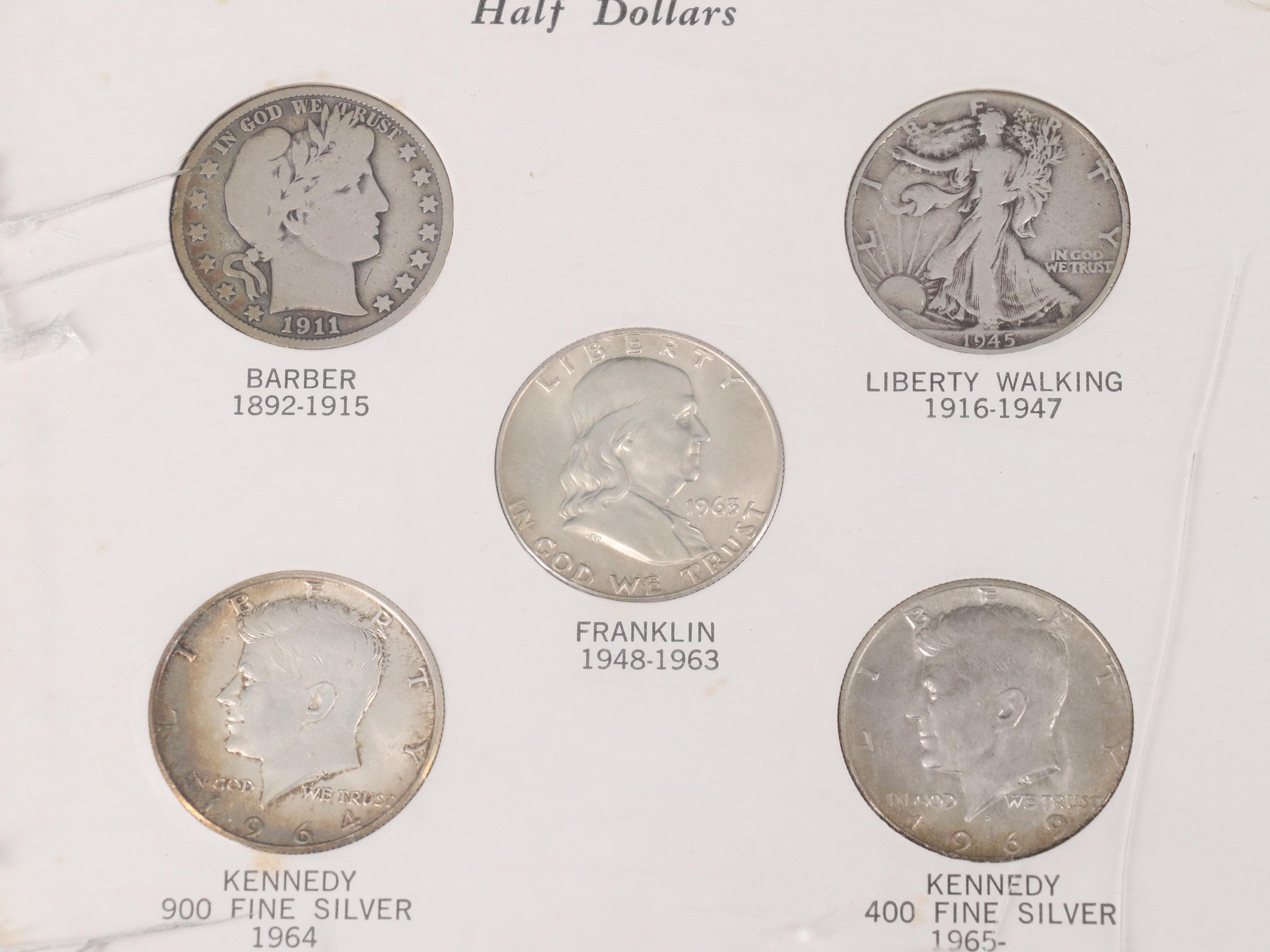 Partial Morgan Dollar Set and a 20th Century Type Set in Capitol Holders