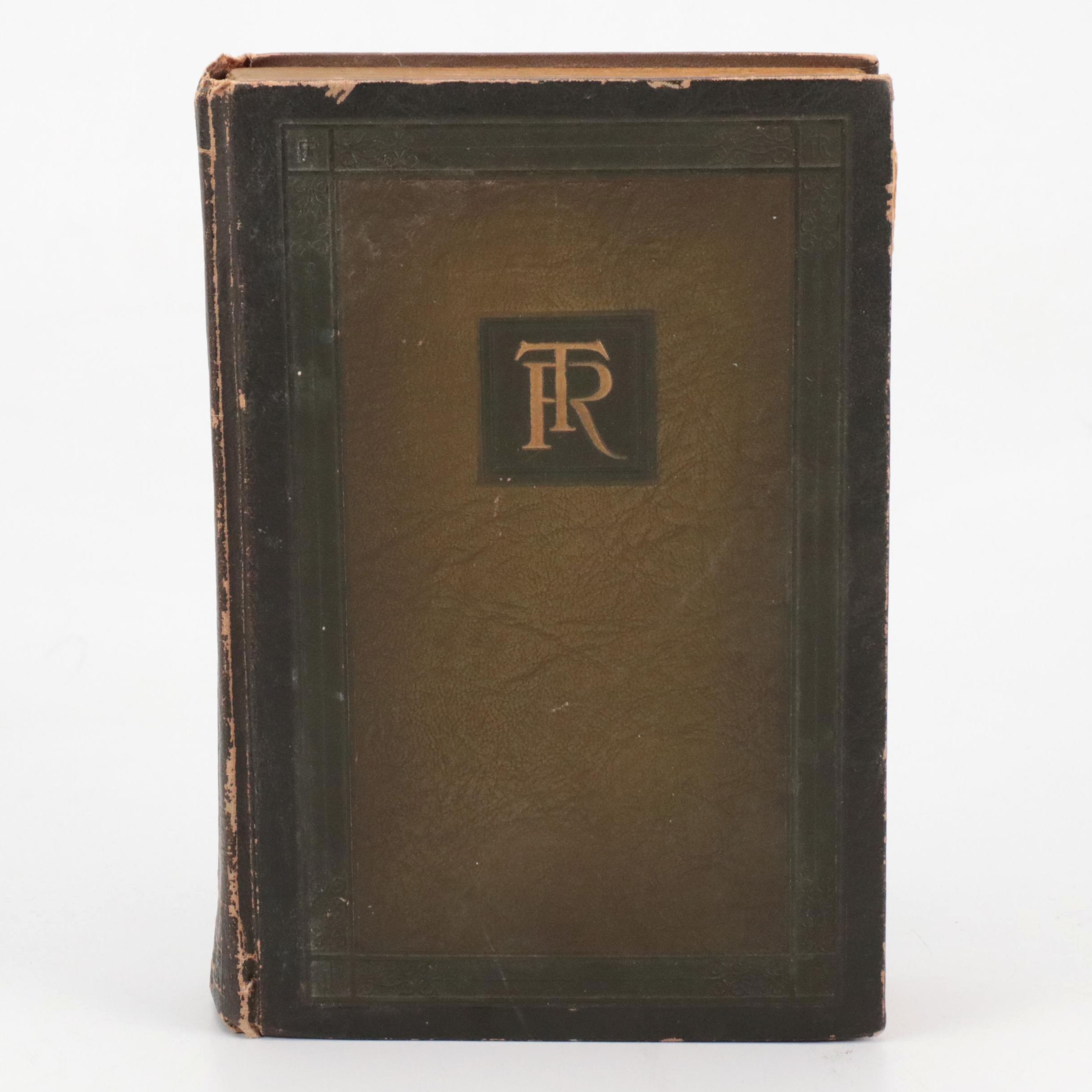 Illustrated "Theodore Roosevelt: An Autobiography" by Theodore Roosevelt, 1923