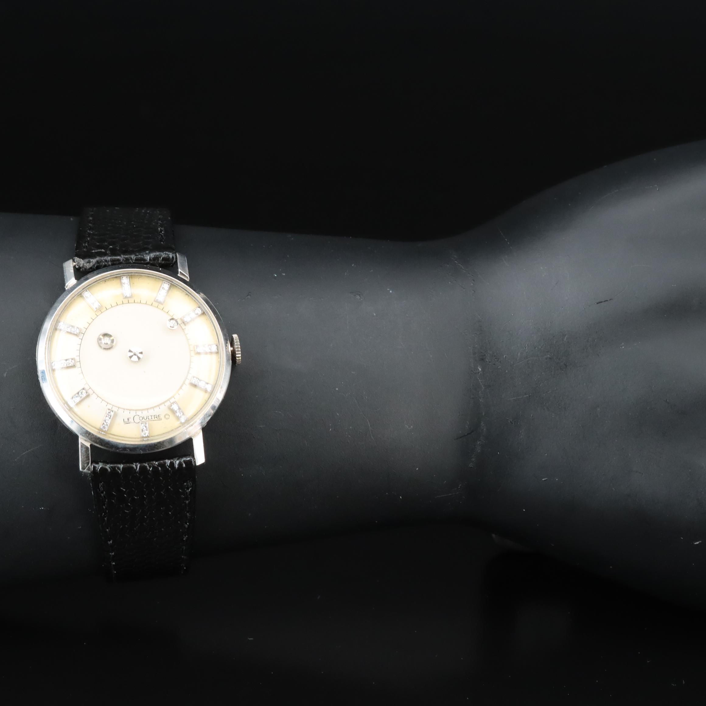14K Vacheron Constantin LeCoultre Mystery Diamond Dial Watch