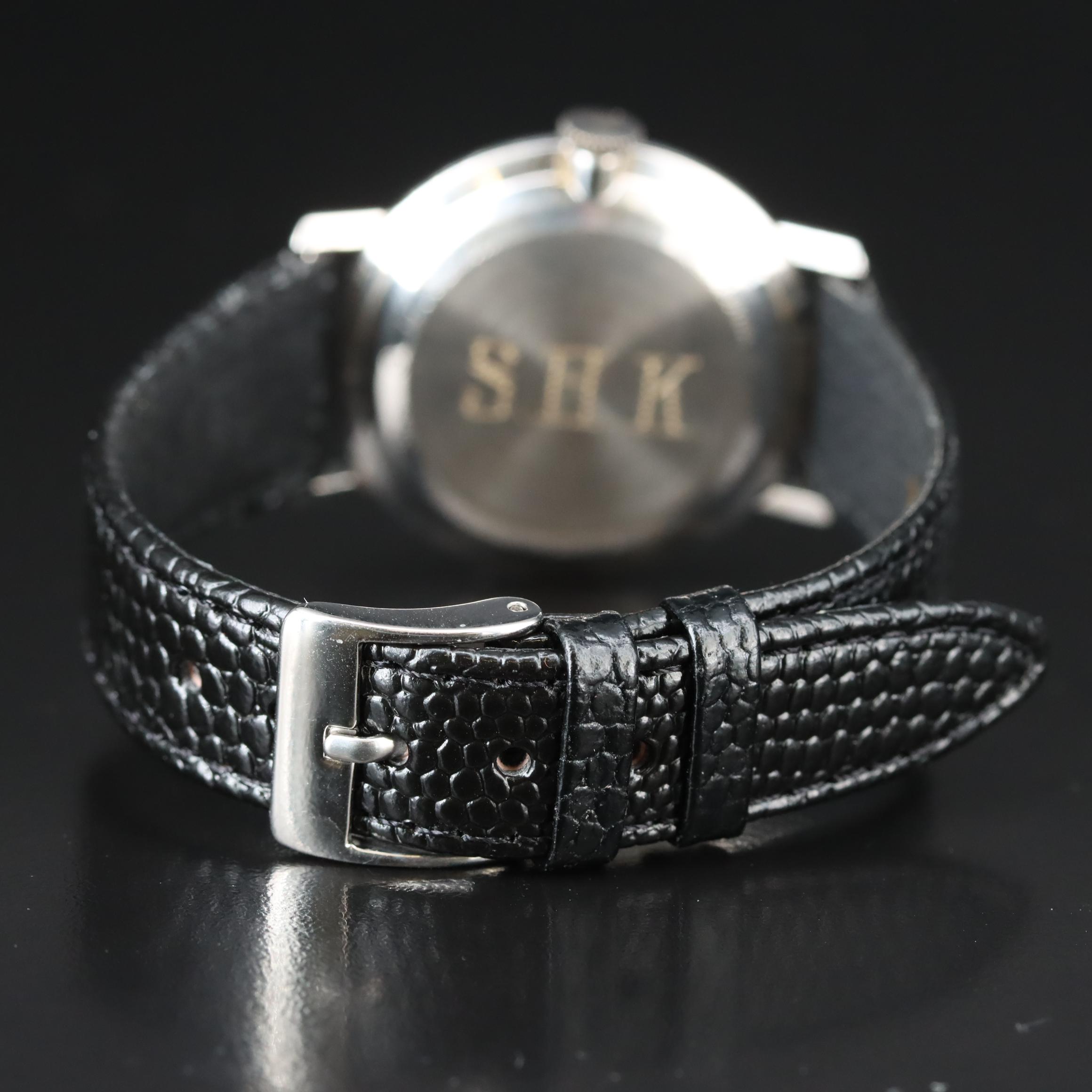 14K Vacheron Constantin LeCoultre Mystery Diamond Dial Watch