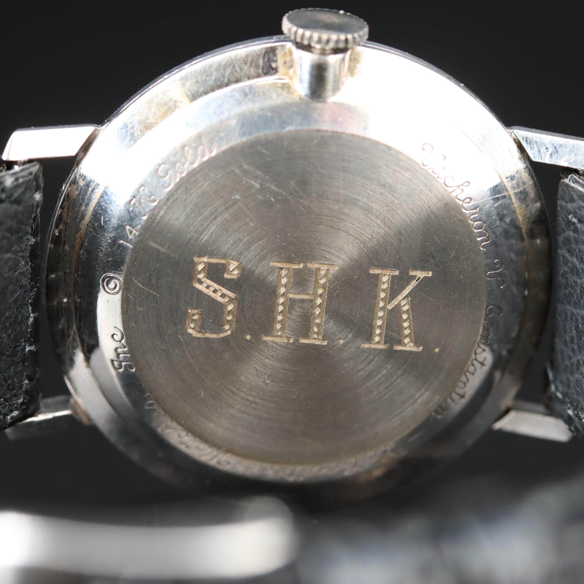 14K Vacheron Constantin LeCoultre Mystery Diamond Dial Watch