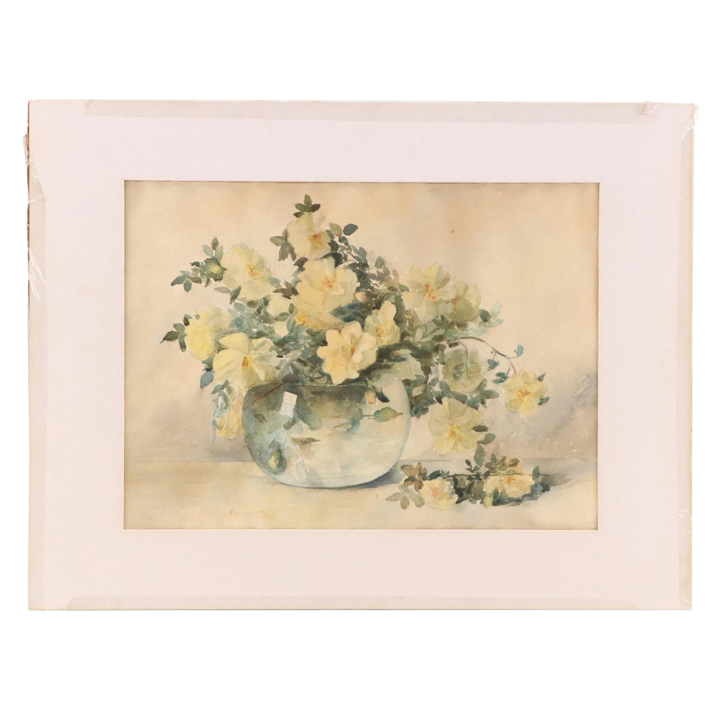 Floral Still Life Watercolor Painting