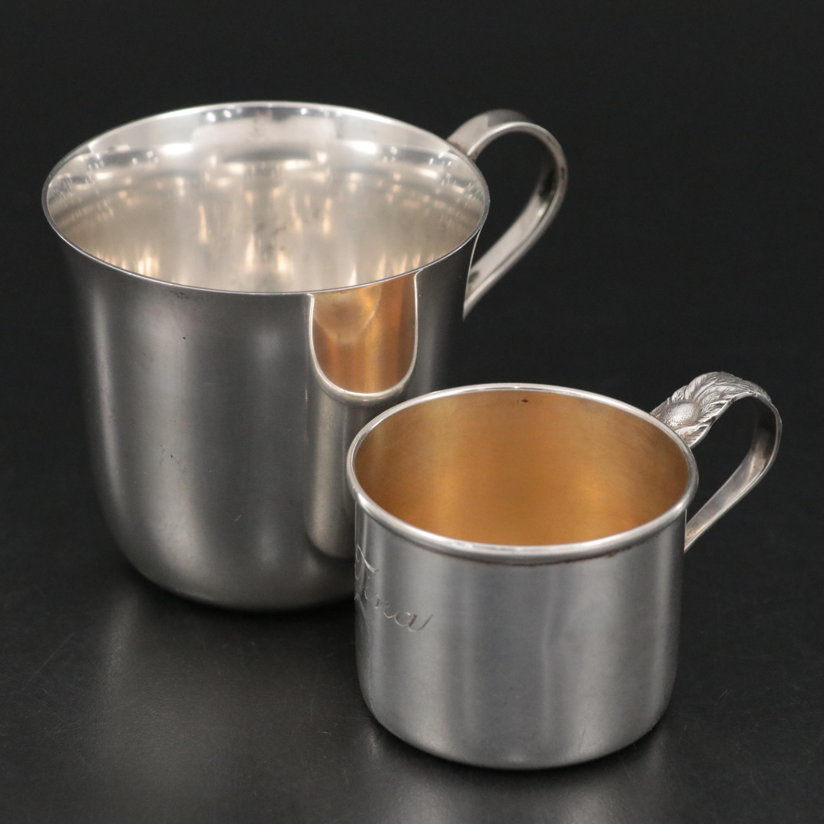Tiffany & Co. and Rogers, Lunt & Bowlen Sterling Silver Baby Cups EBTH