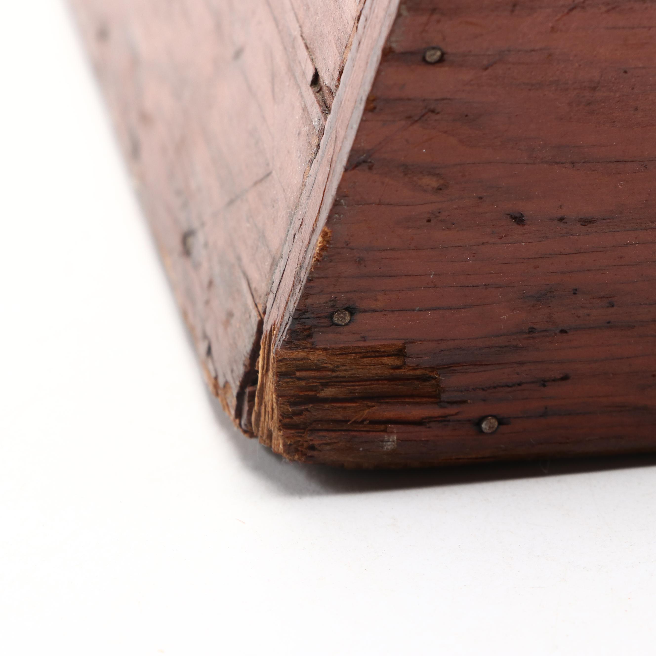 Decatur Industries Walnut Humidor and Shoeshine Box, Early to Mid-20th Century