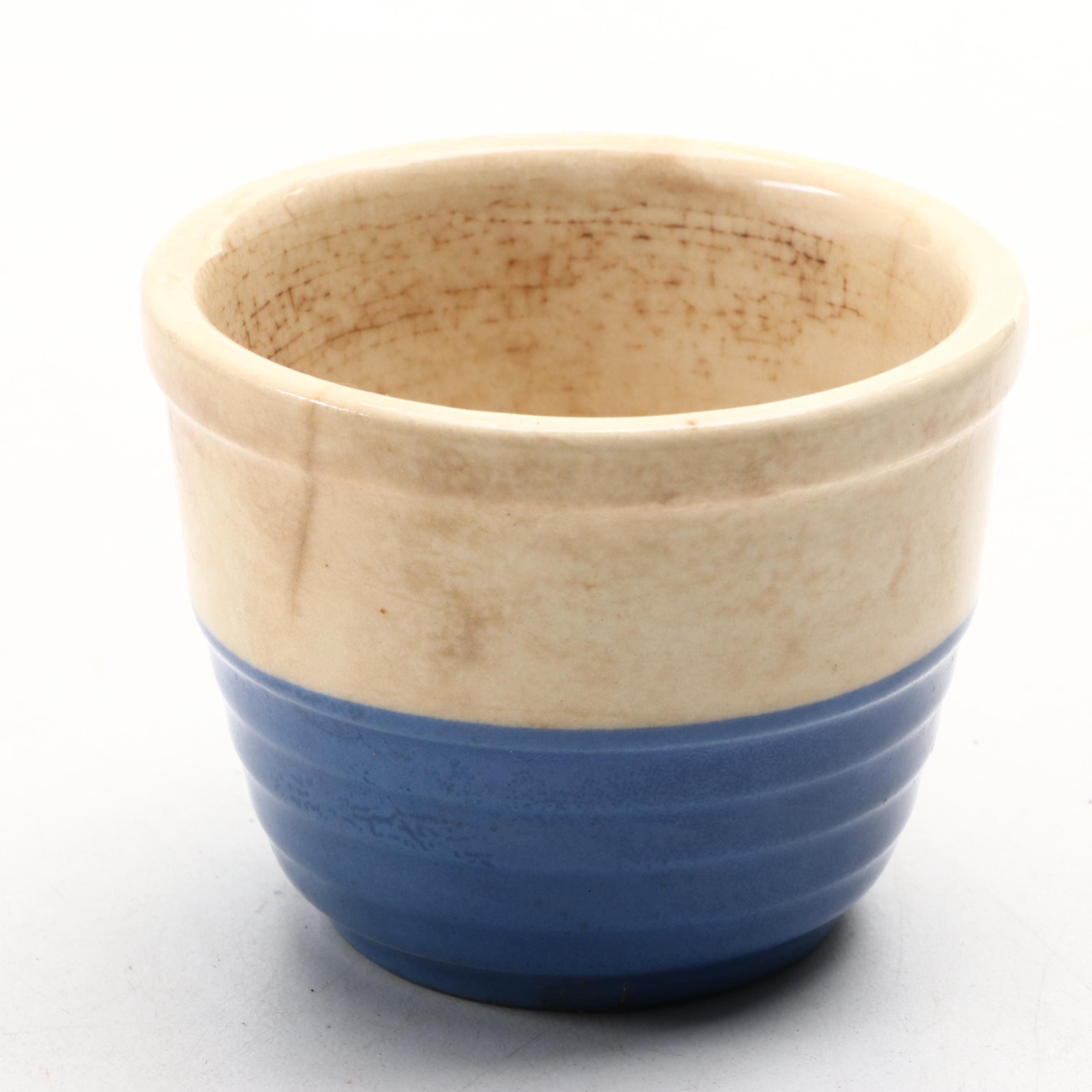 American Yellowware and Spongeware Ceramic Bowls