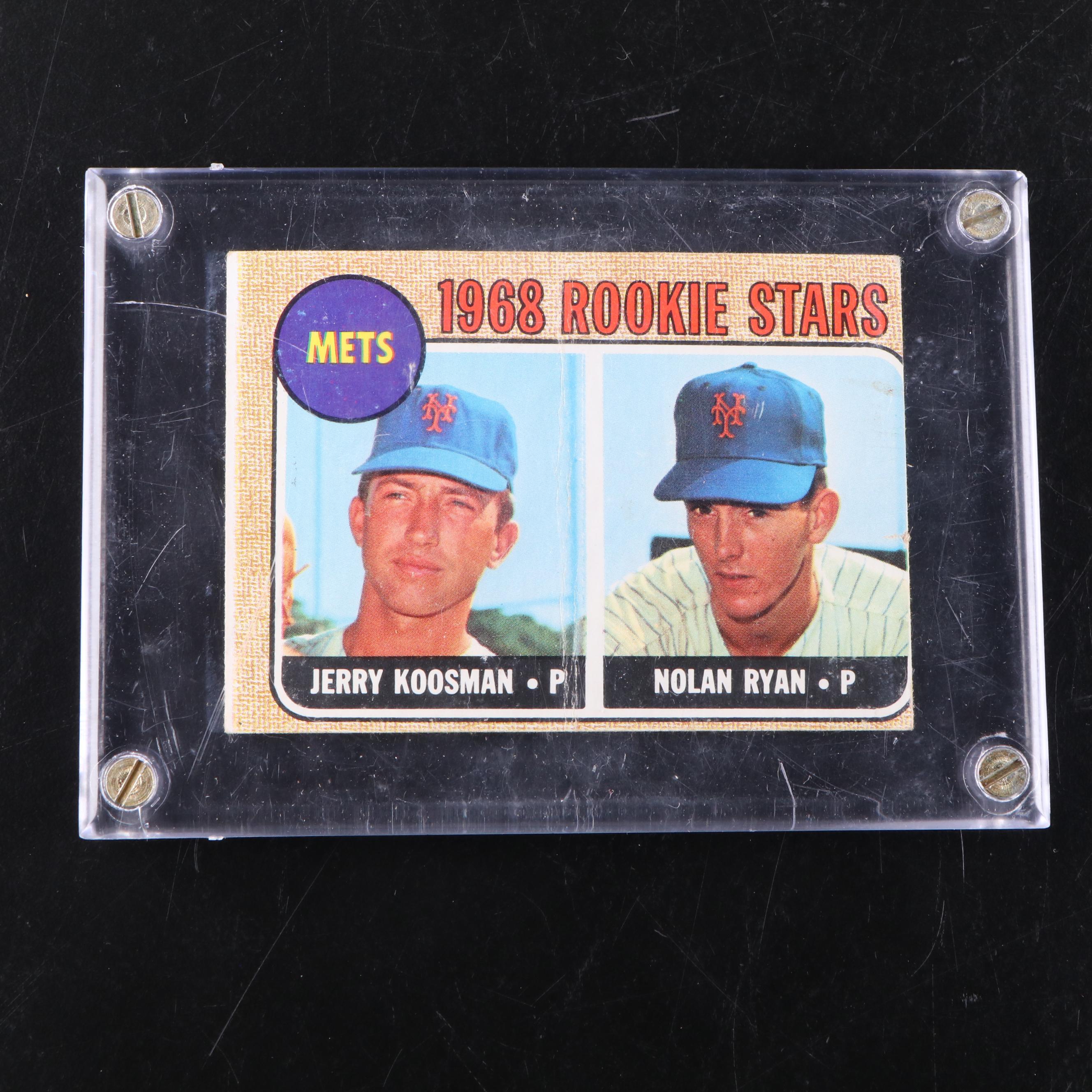 1968 Topps Nolan Ryan and Jerry Koosman Rookie Card #177