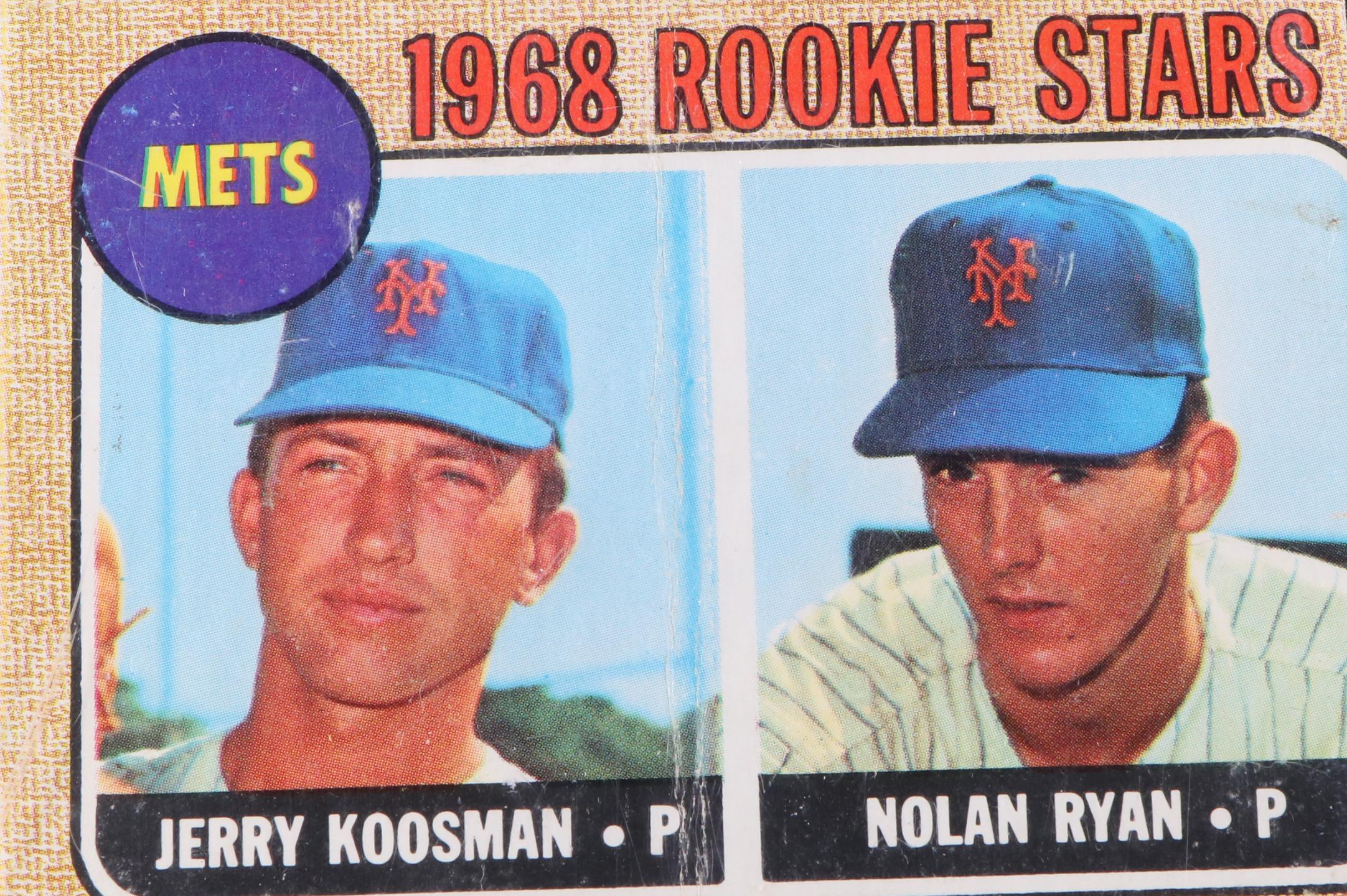 1968 Topps Nolan Ryan and Jerry Koosman Rookie Card #177