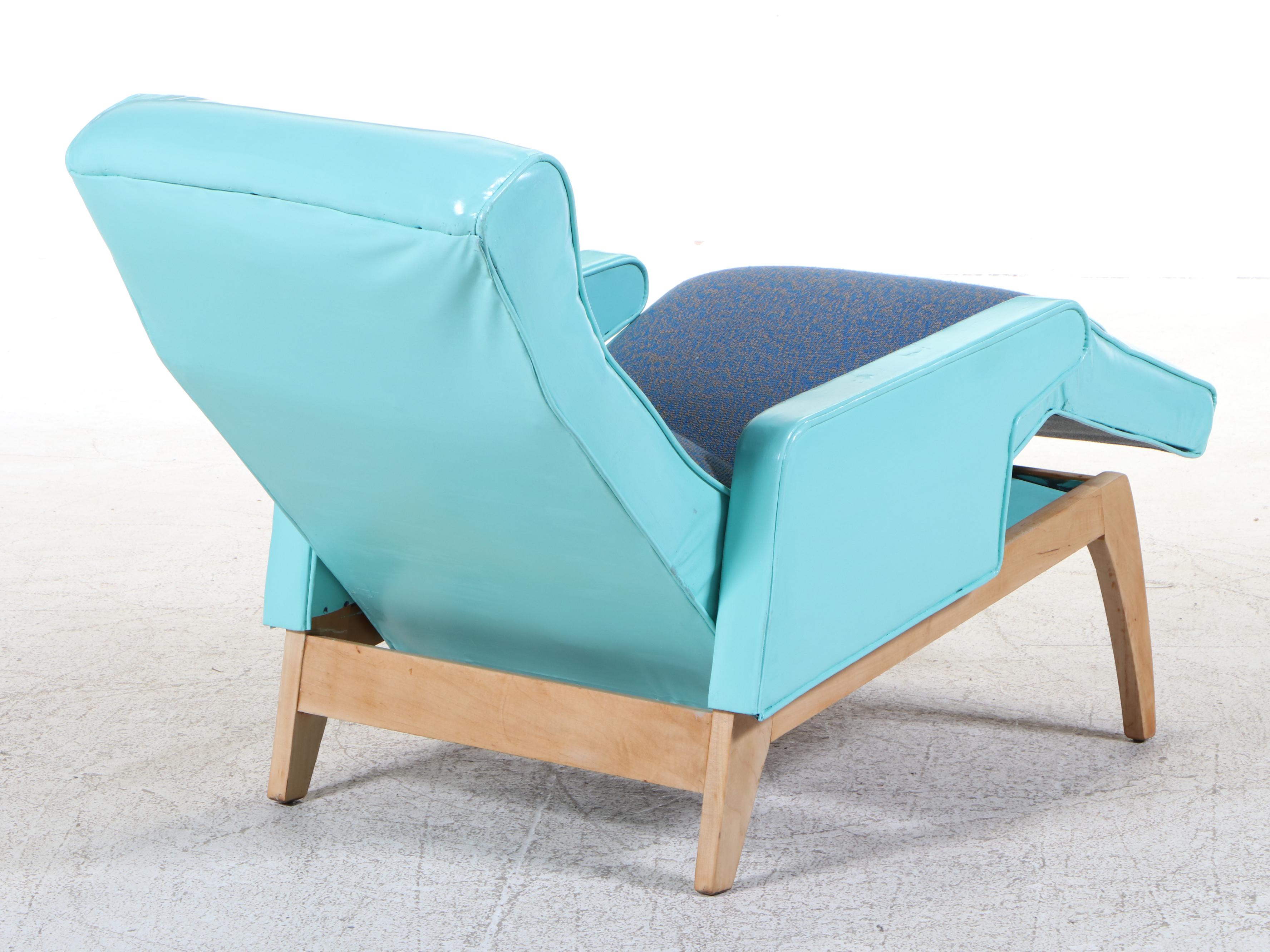 Restored Mid Century Modern Streit Slumber Chair, 1958