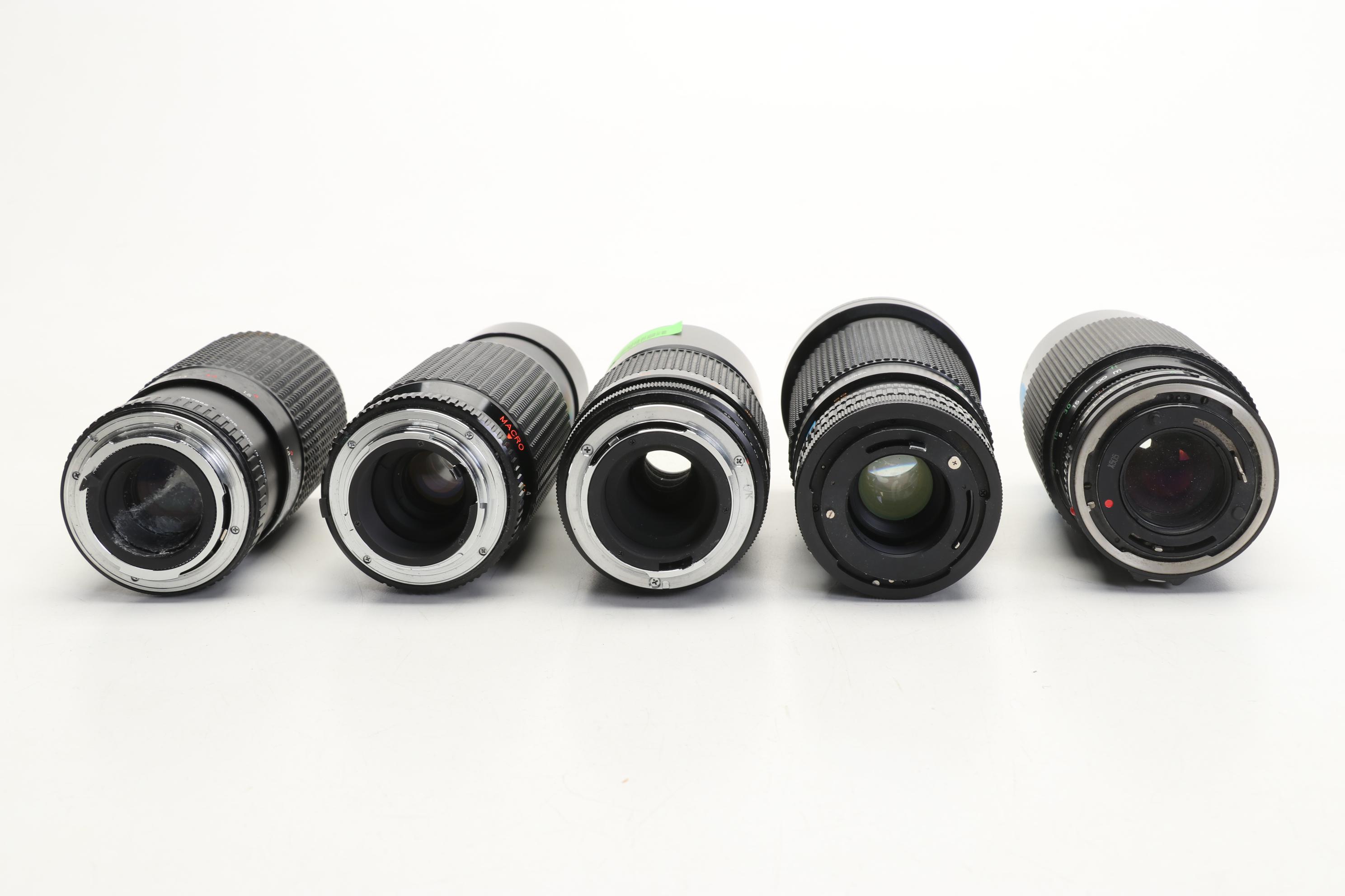 Variety of Camera Lenses, Late 20th Century