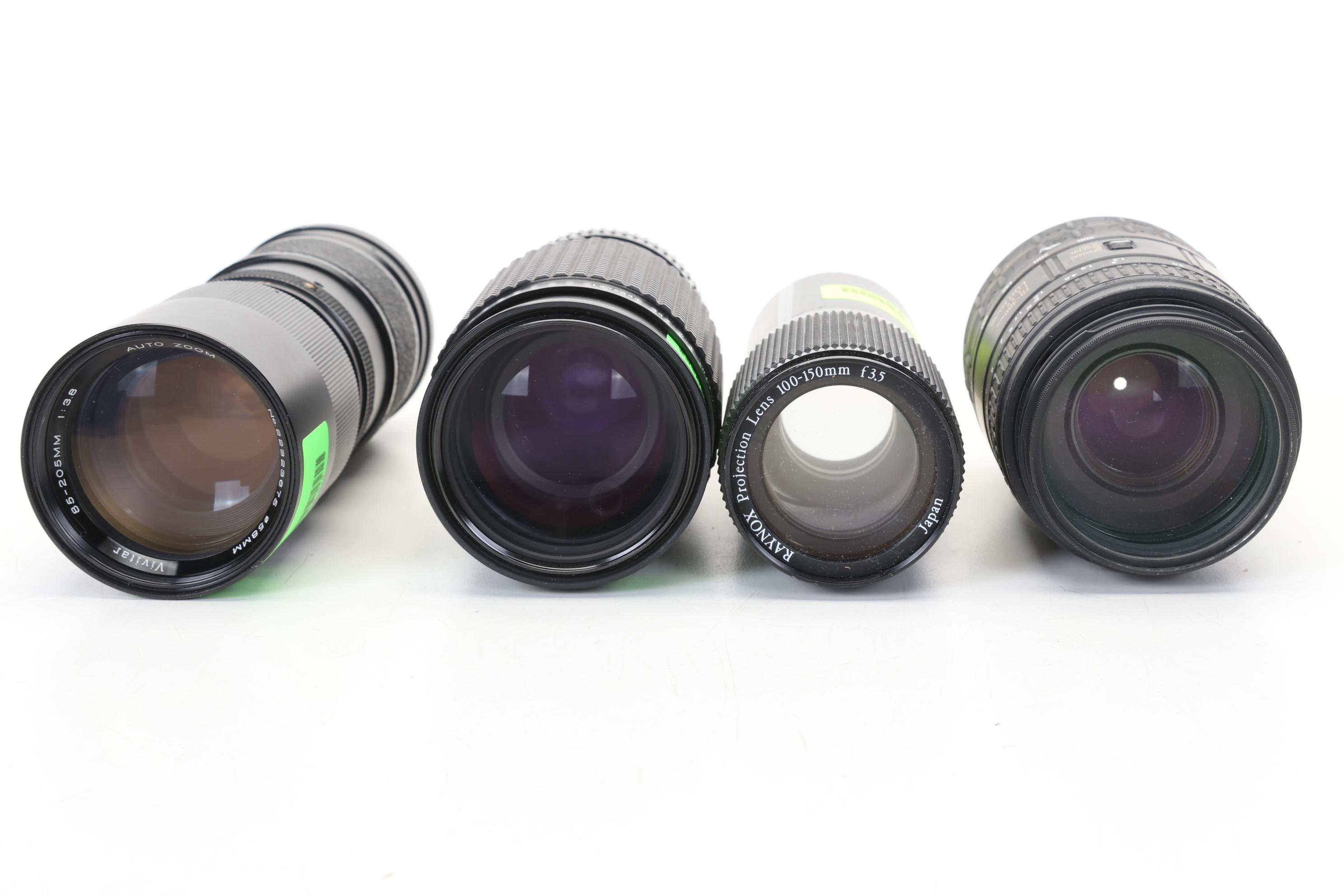 Variety of Camera Lenses, Late 20th Century