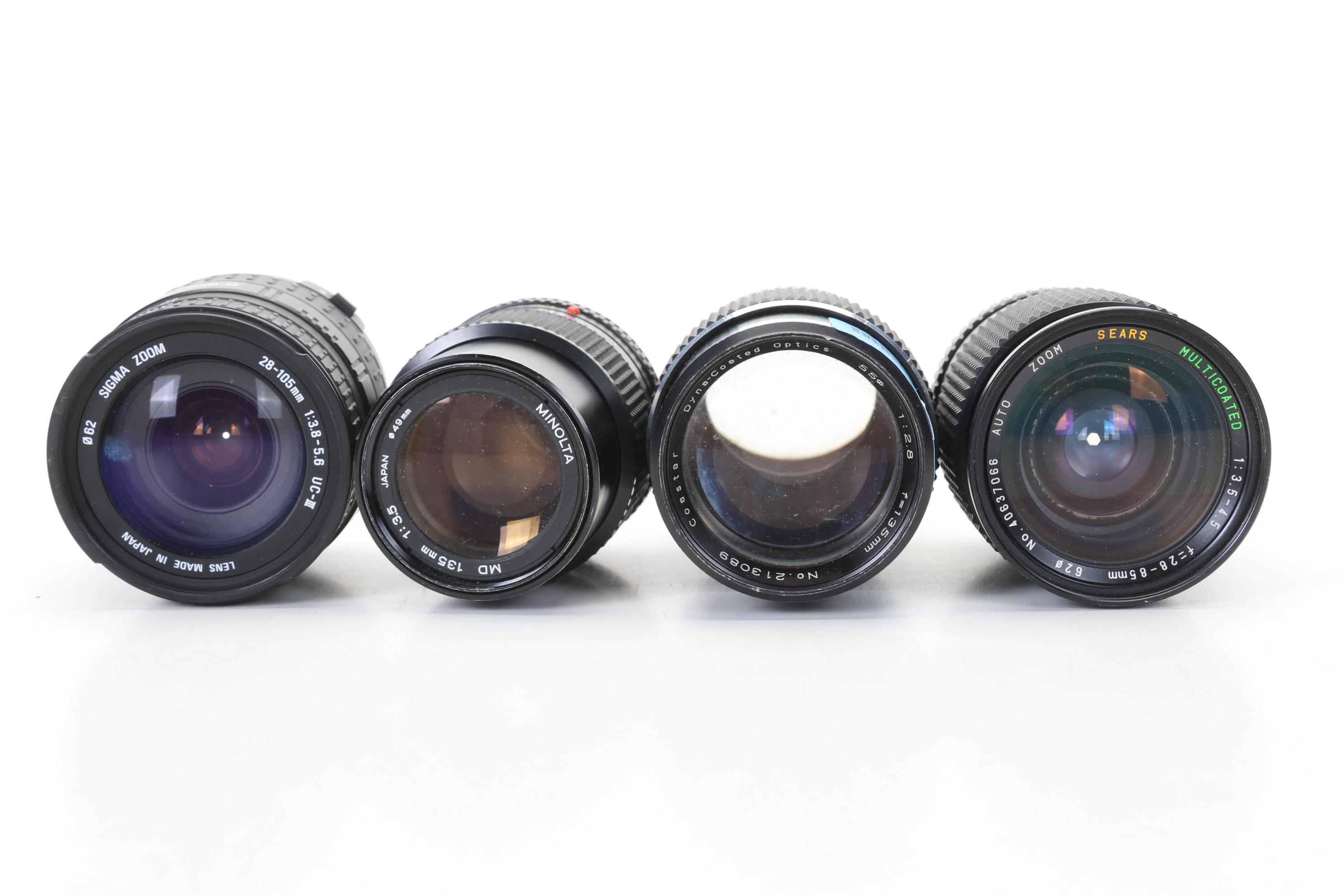 Variety of Camera Lenses, Late 20th Century