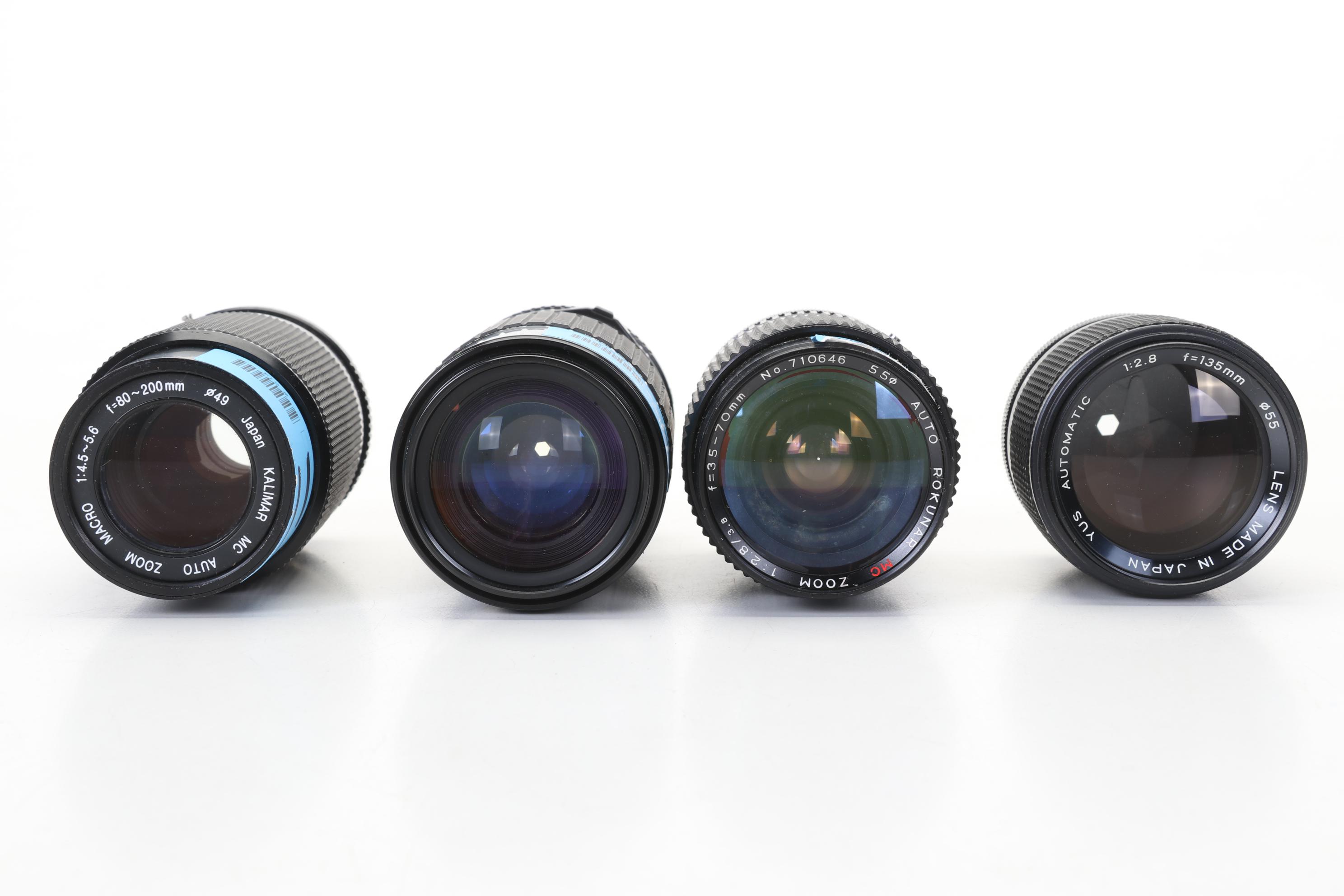 Variety of Camera Lenses, Late 20th Century