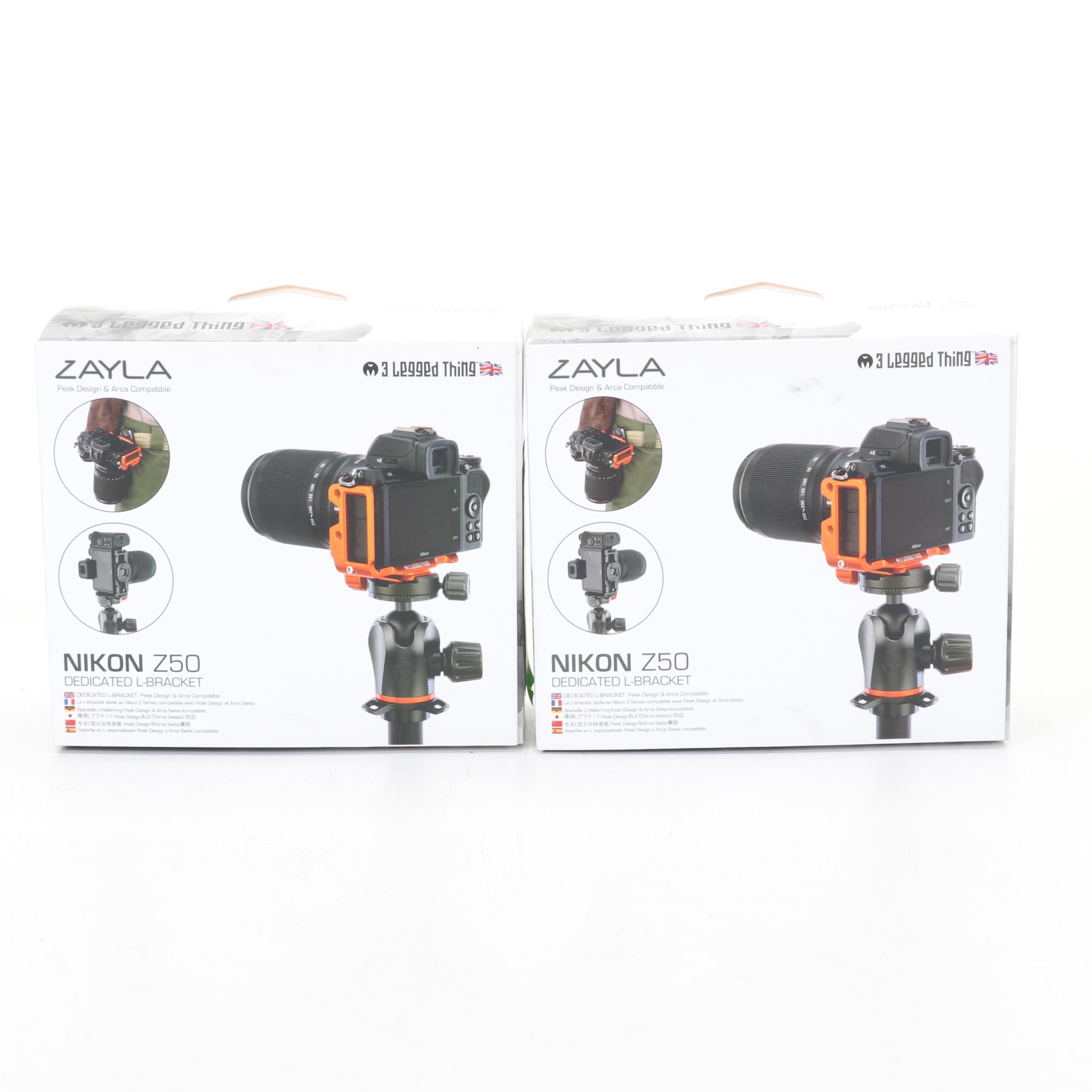 Nikon Accessories with Power Grips, L-Brackets and Battery Pack